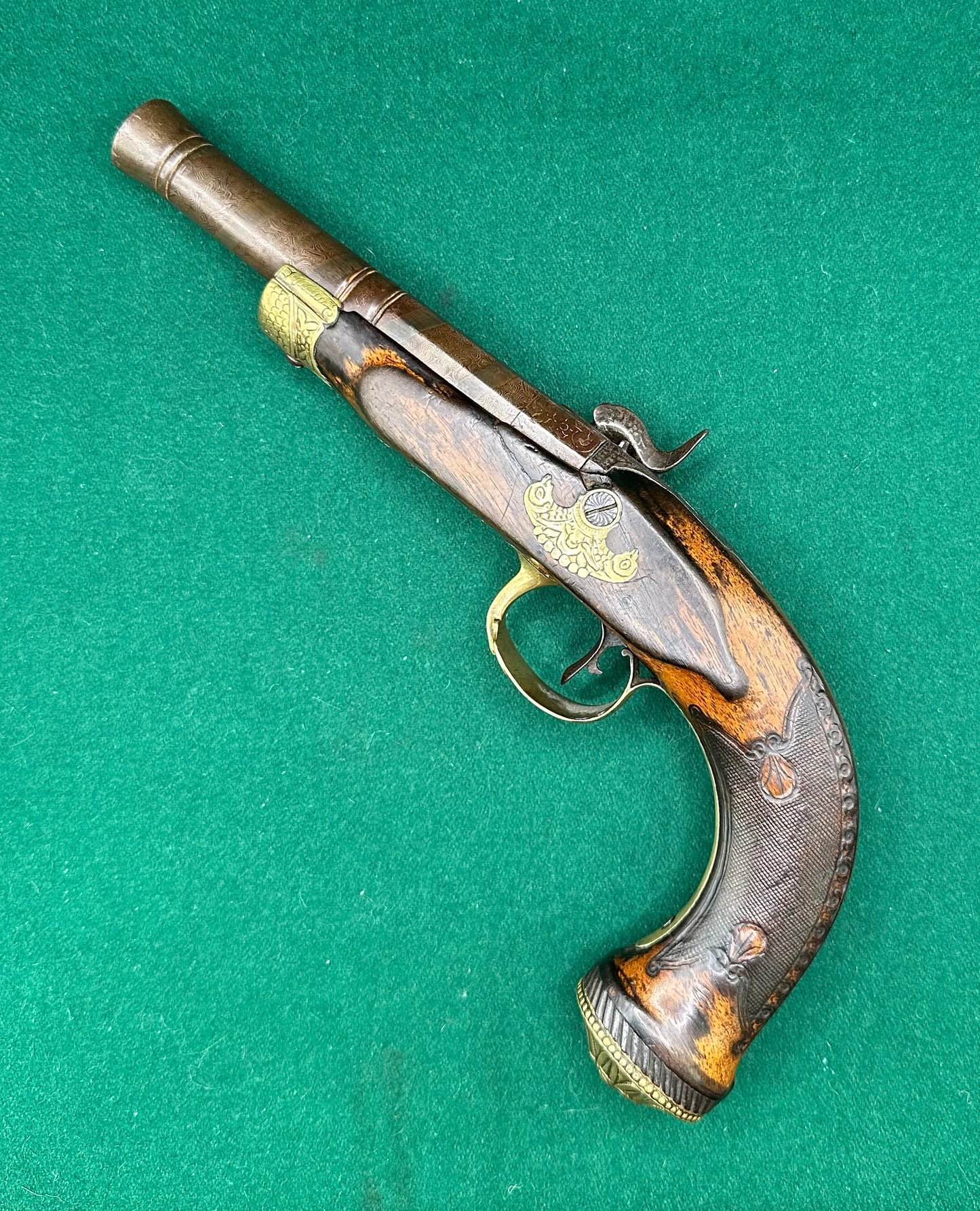Stunning Percussion Cap Continental Blunderbuss Pistol