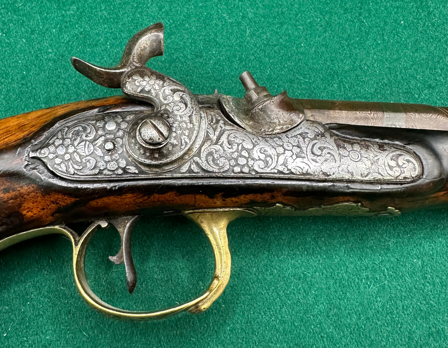 Stunning Percussion Cap Continental Blunderbuss Pistol