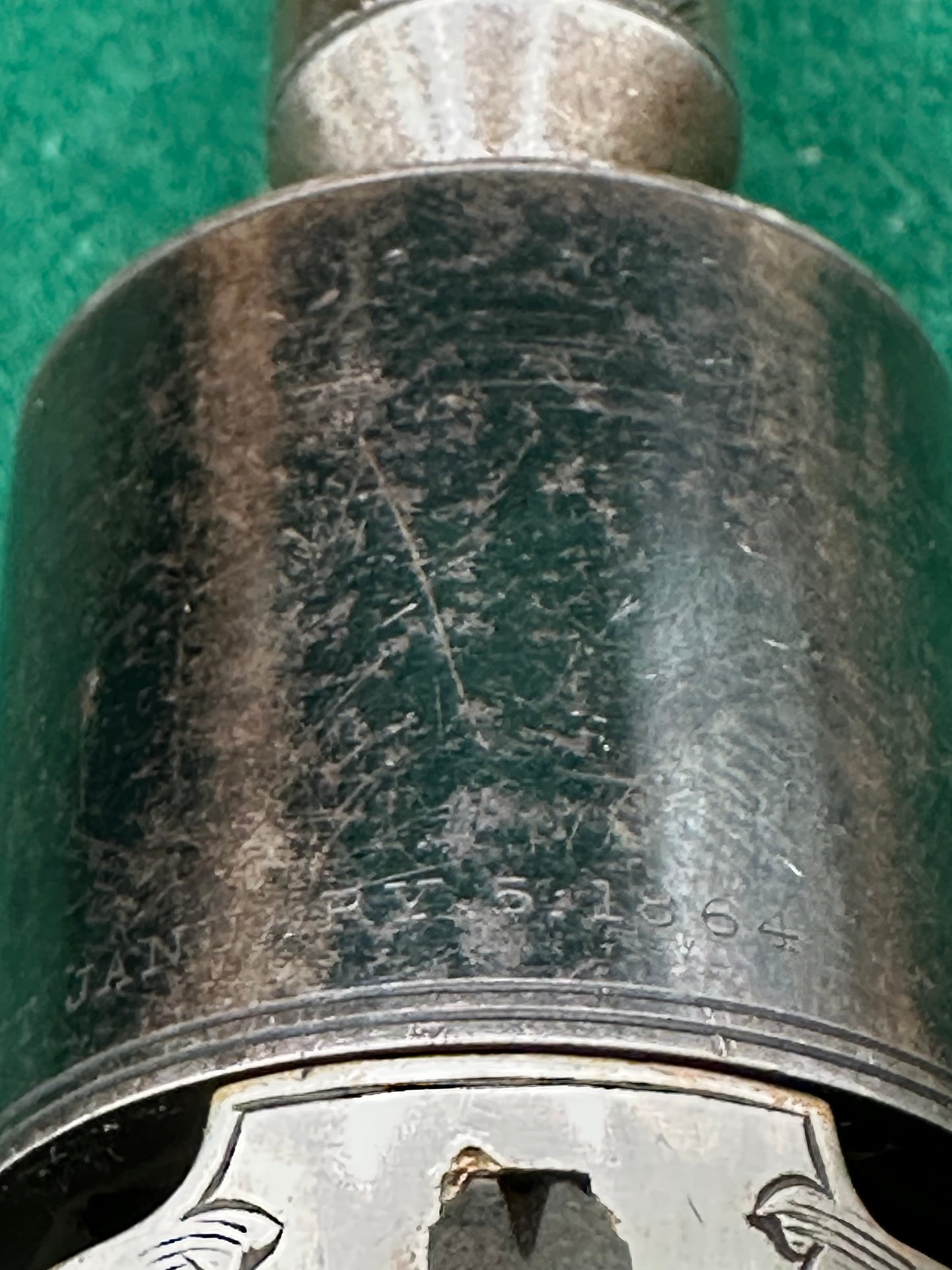 A Cased Moores Patent Teat Fire Pocket Revolver