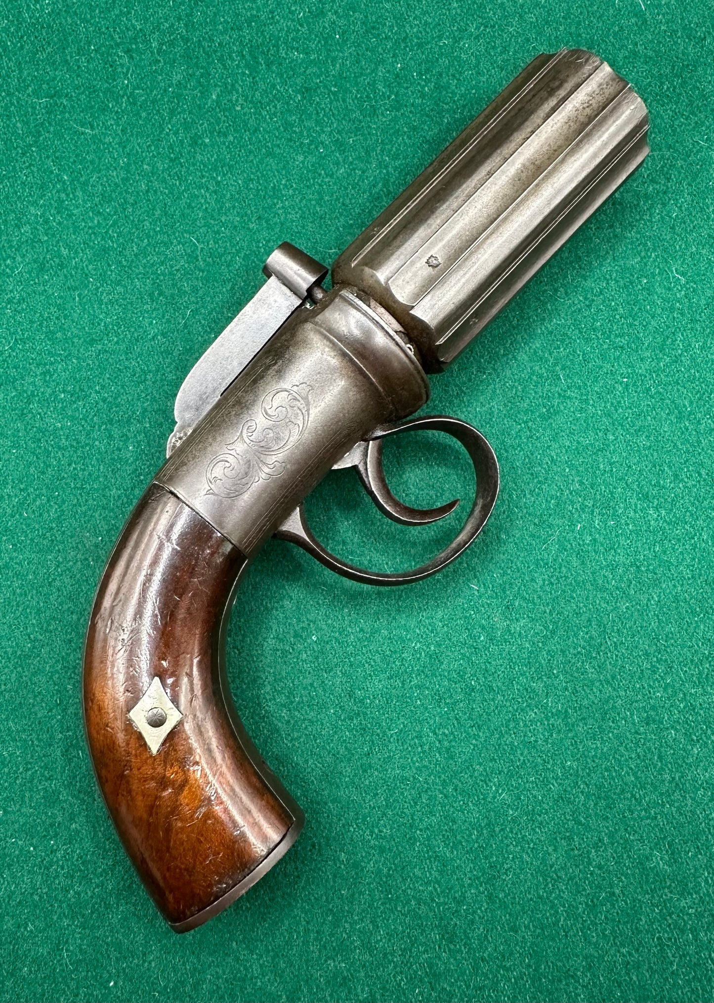 A Nice Condition Percussion Cap Pepperbox Revolver