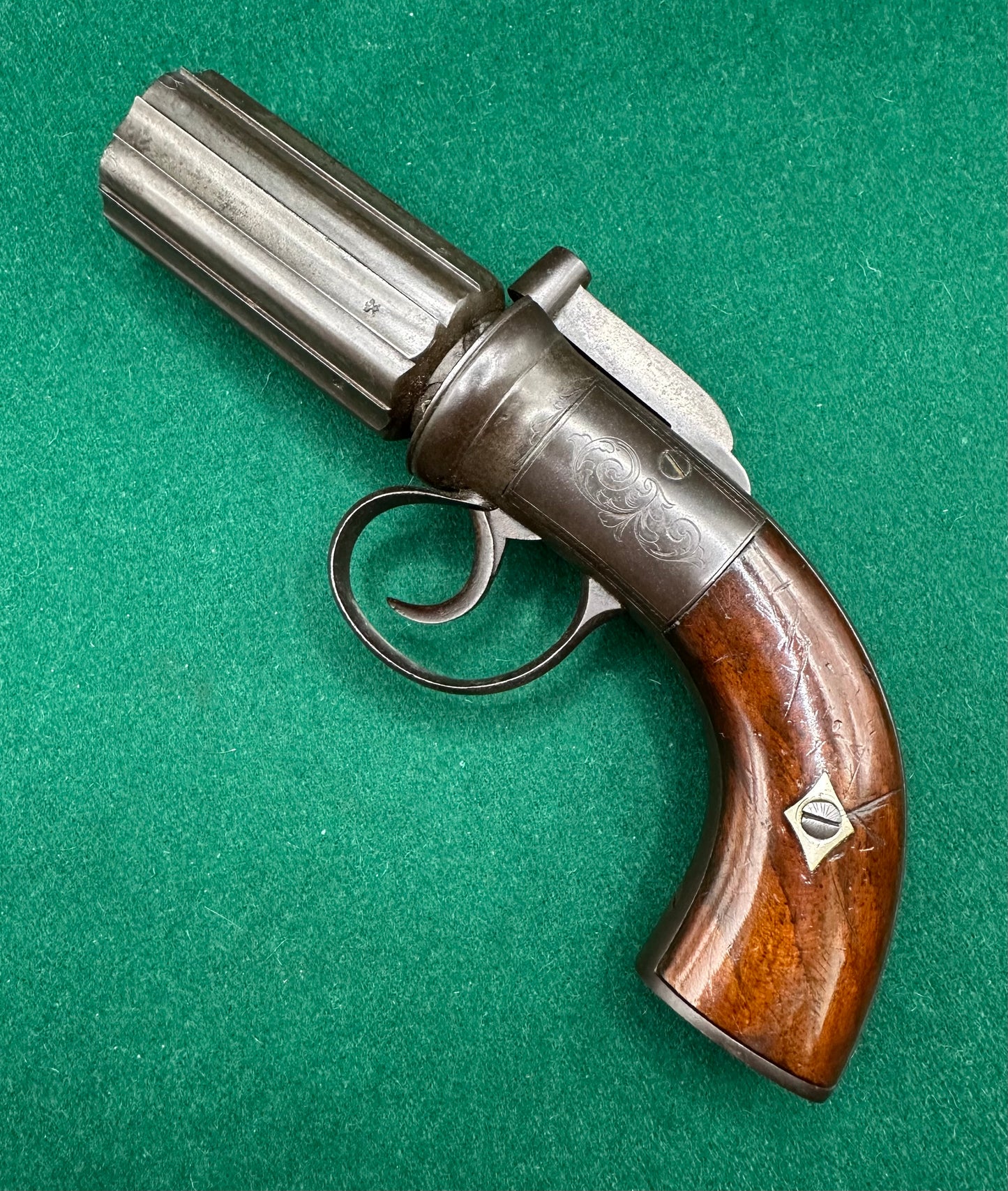 A Nice Condition Percussion Cap Pepperbox Revolver