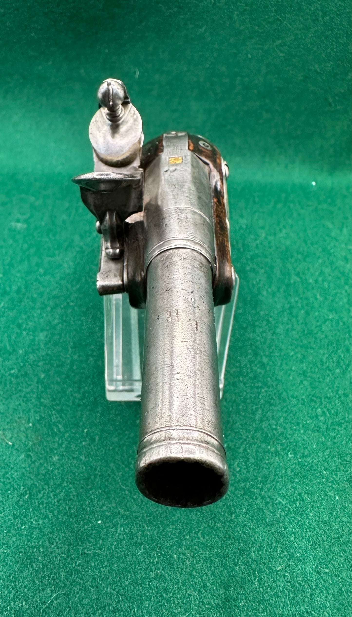 Stunning Silver Mounted French Overcoat Flintlock Pistol Signed Le Lorain A Valence