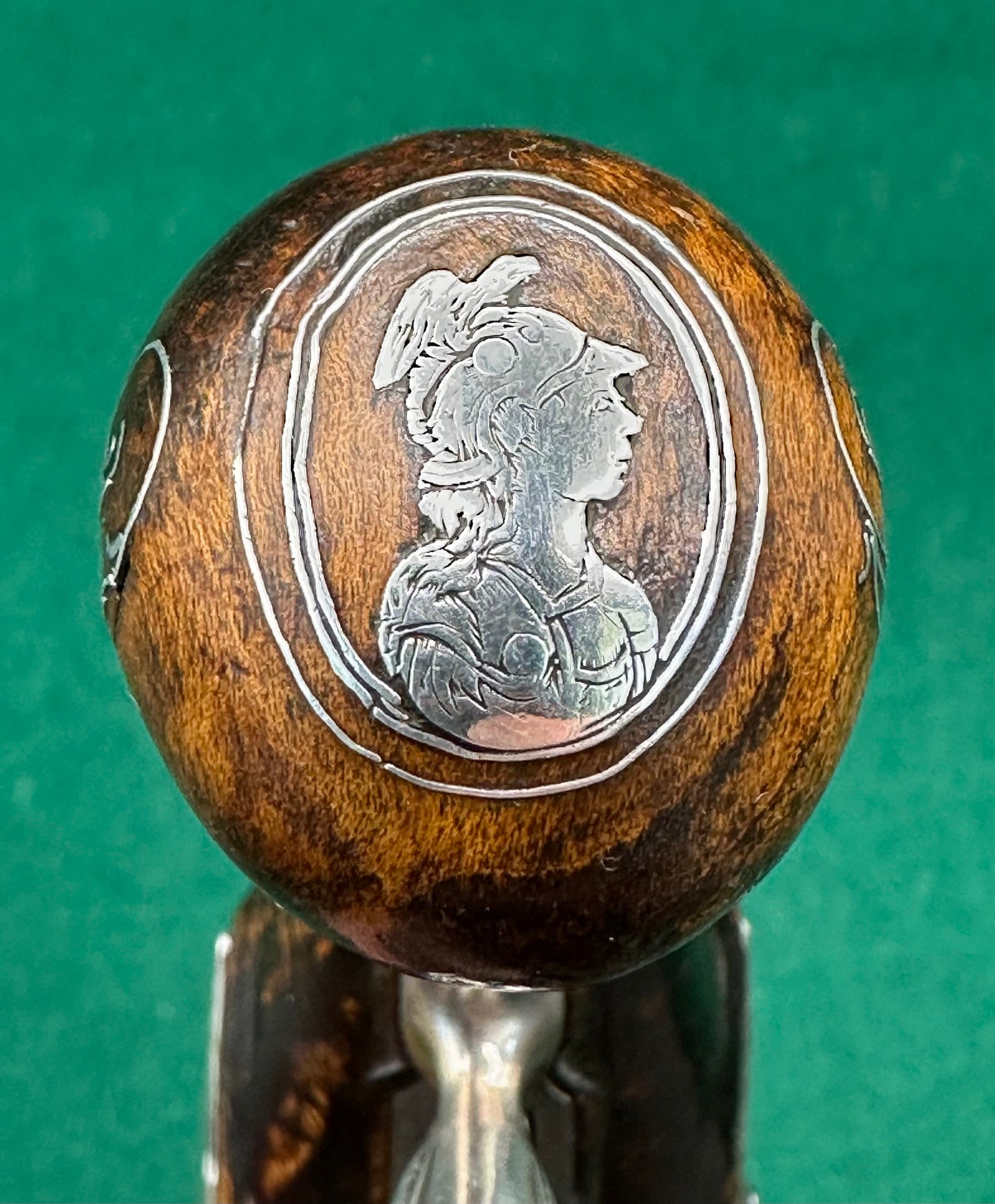 Stunning Silver Mounted French Overcoat Flintlock Pistol Signed Le Lorain A Valence
