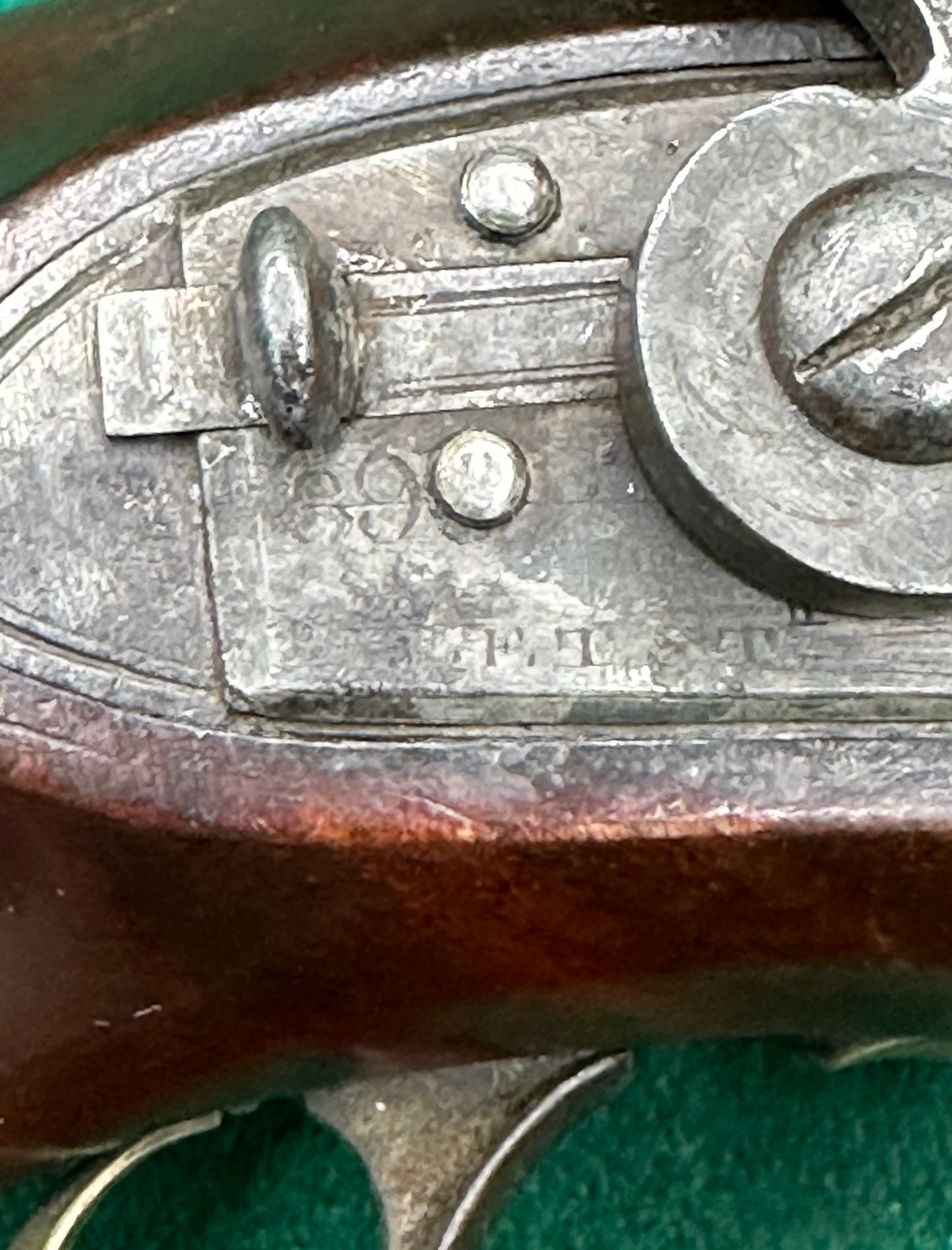 Percussion Cap Officers Pistol By H W Mortimer Converted From Flintlock