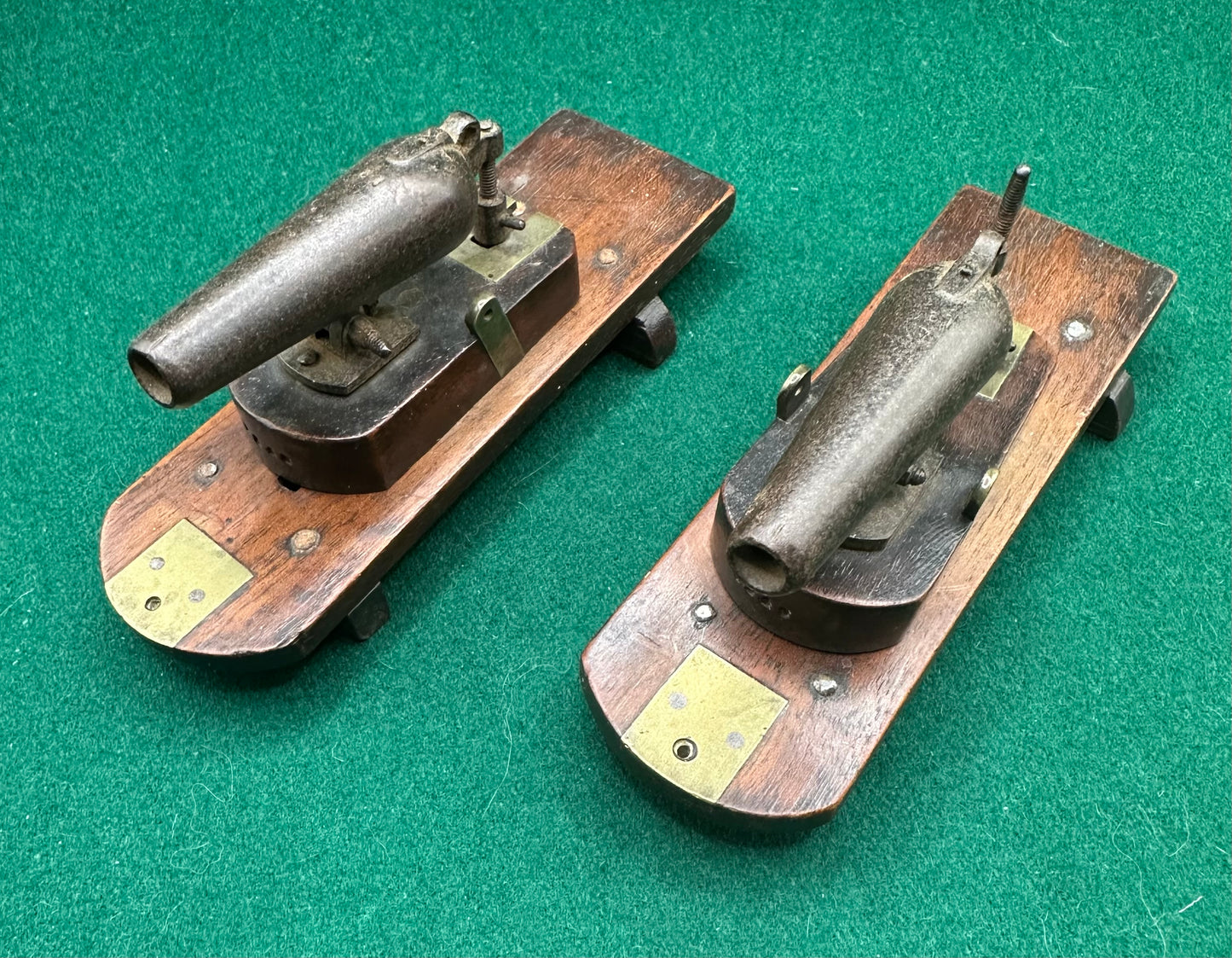Victorian Model Or Desk Carronades Dated 1848