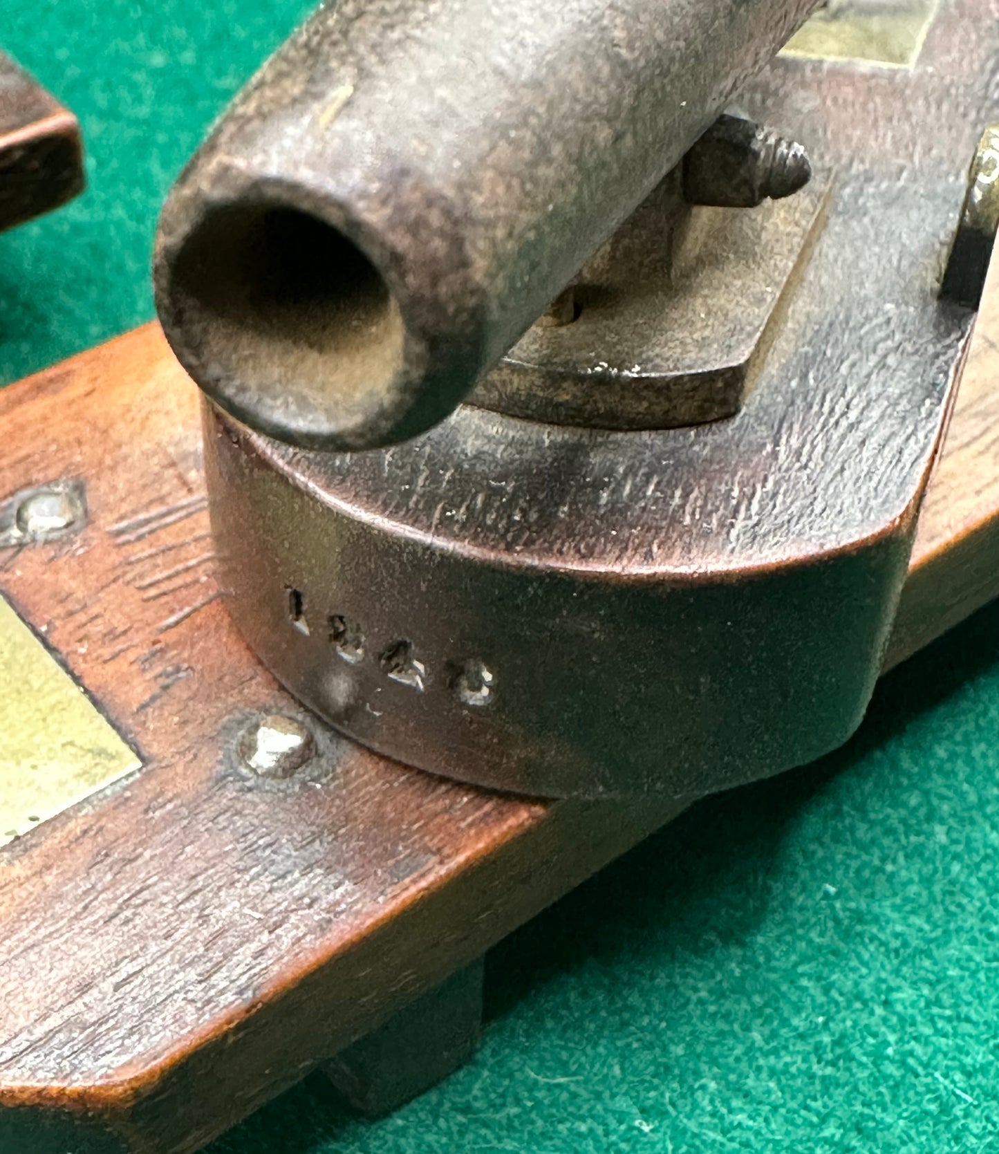 Victorian Model Or Desk Carronades Dated 1848