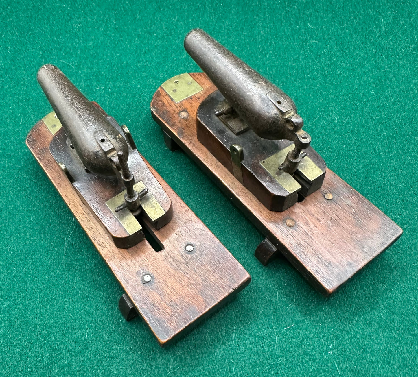 Victorian Model Or Desk Carronades Dated 1848