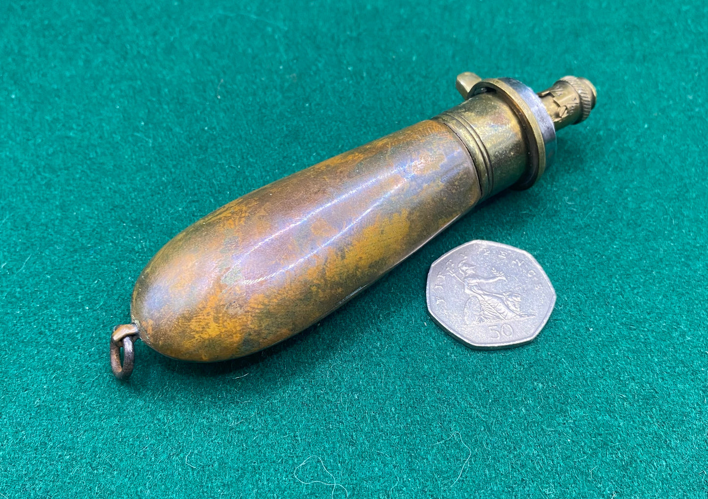 C & J W Hawksley Pistol Powder Flask