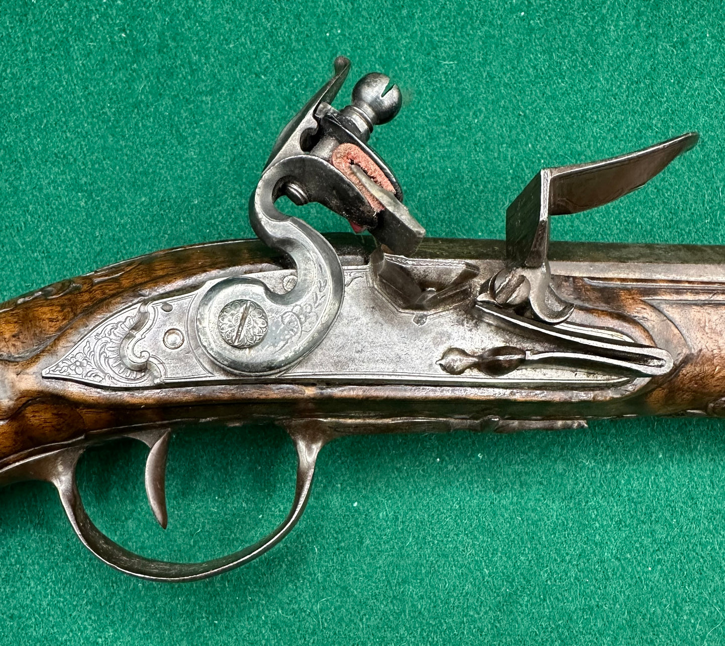 A Good Quality French Flintlock Holster Pistol