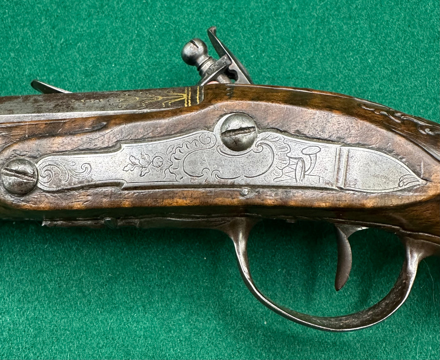 A Good Quality French Flintlock Holster Pistol