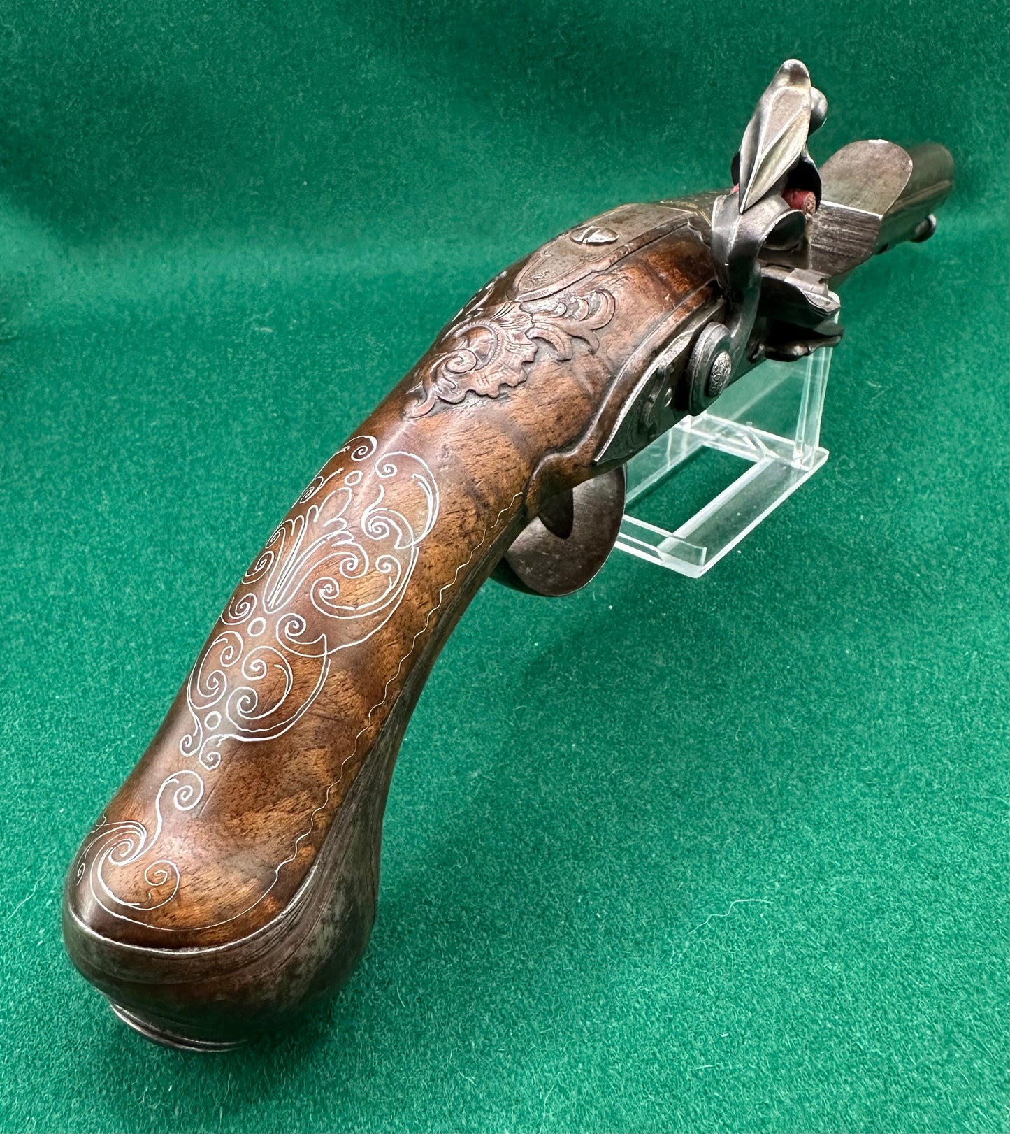 A Good Quality French Flintlock Holster Pistol