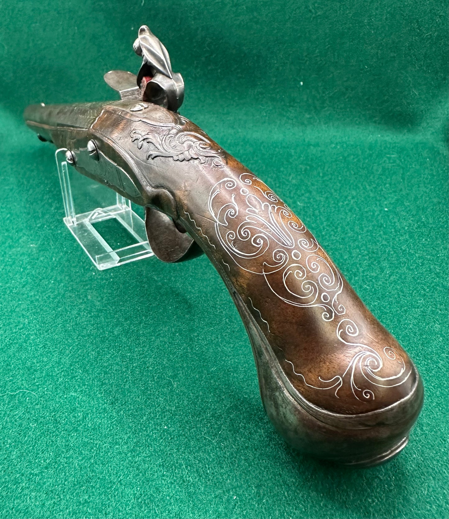 A Good Quality French Flintlock Holster Pistol