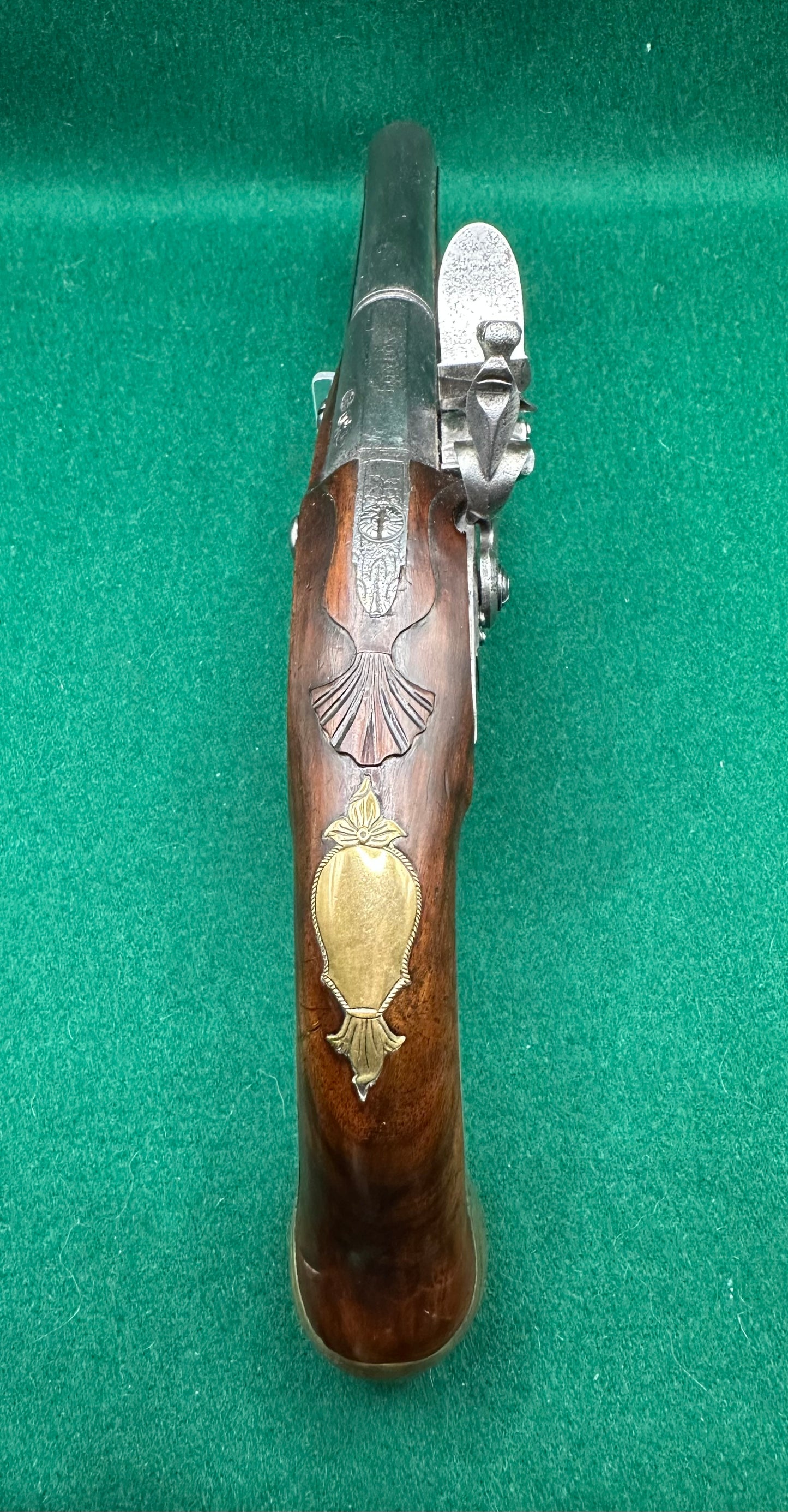 Early Flintlock Travelling Pistol By John Sheppard Of London