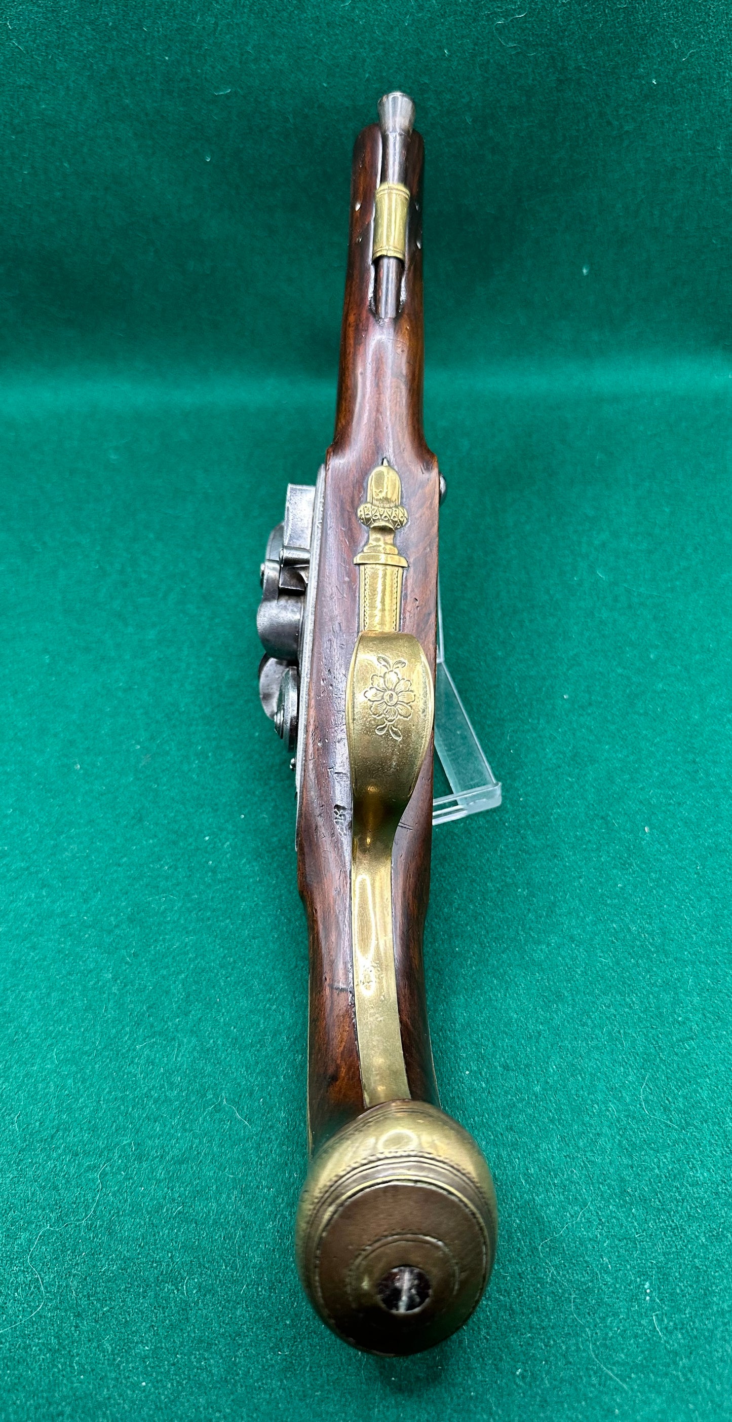Early Flintlock Travelling Pistol By John Sheppard Of London