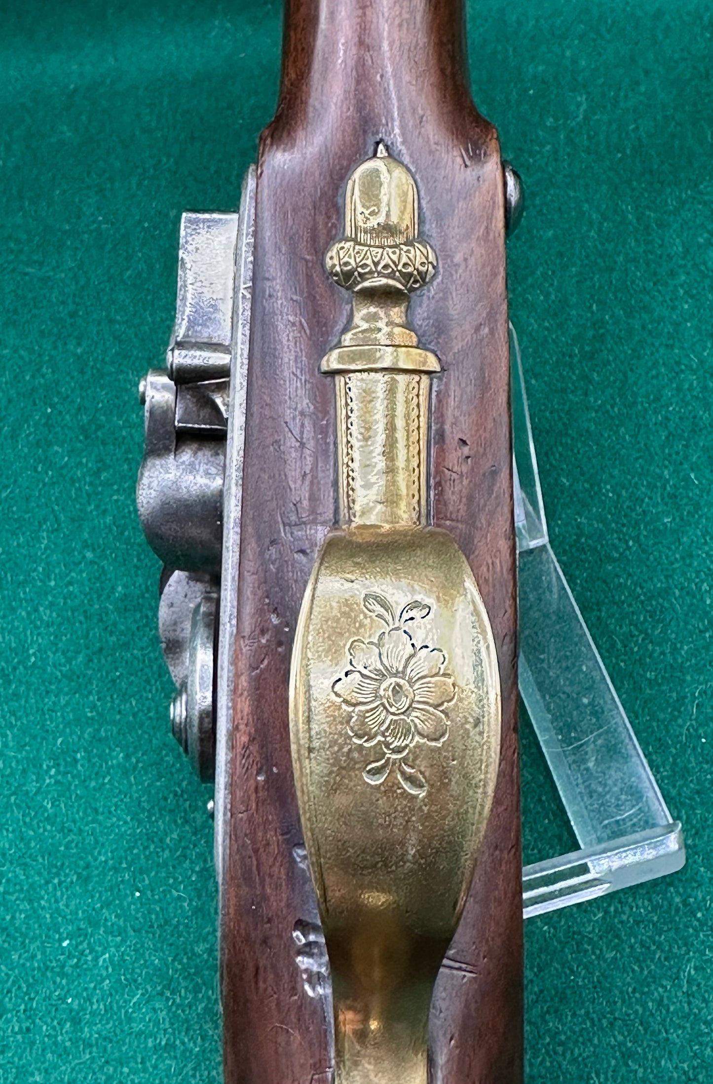 Early Flintlock Travelling Pistol By John Sheppard Of London