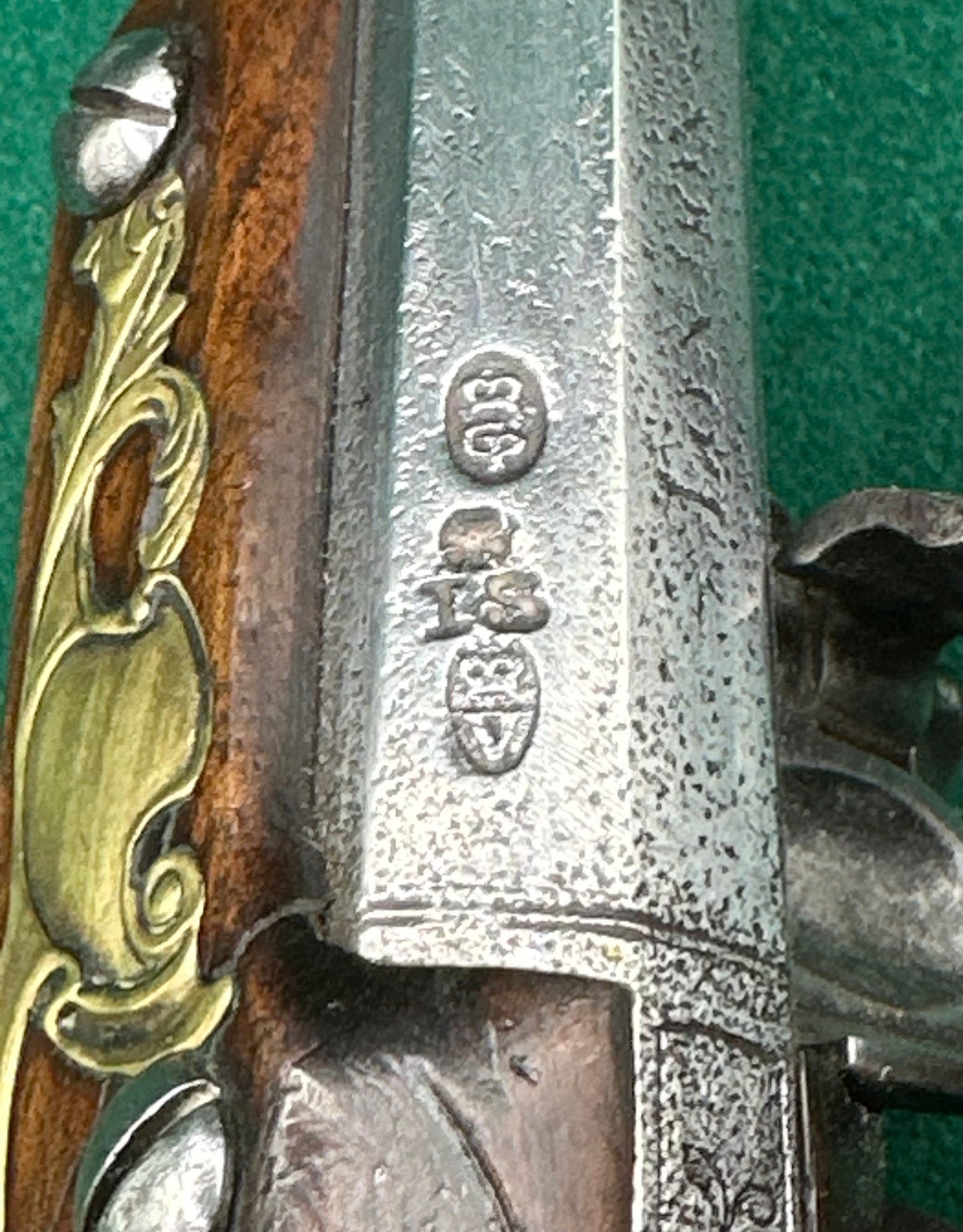 Early Flintlock Travelling Pistol By John Sheppard Of London