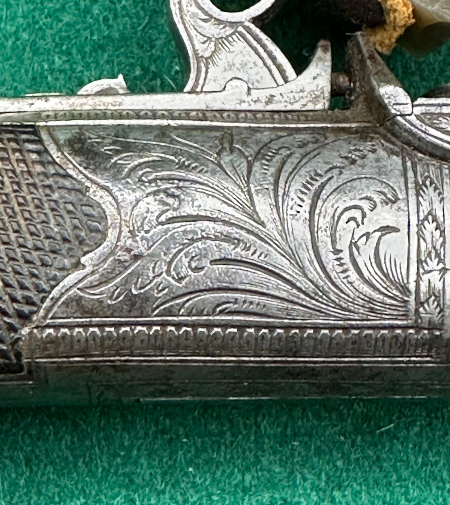 A High Quality Round Framed Flintlock Pocket Pistol By William Wood Of Worcester