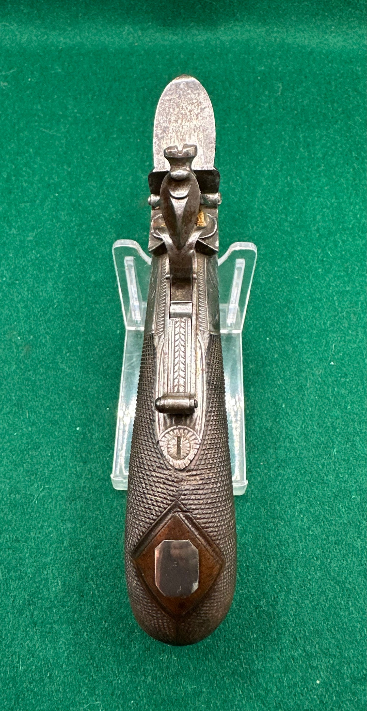 A High Quality Round Framed Flintlock Pocket Pistol By William Wood Of Worcester