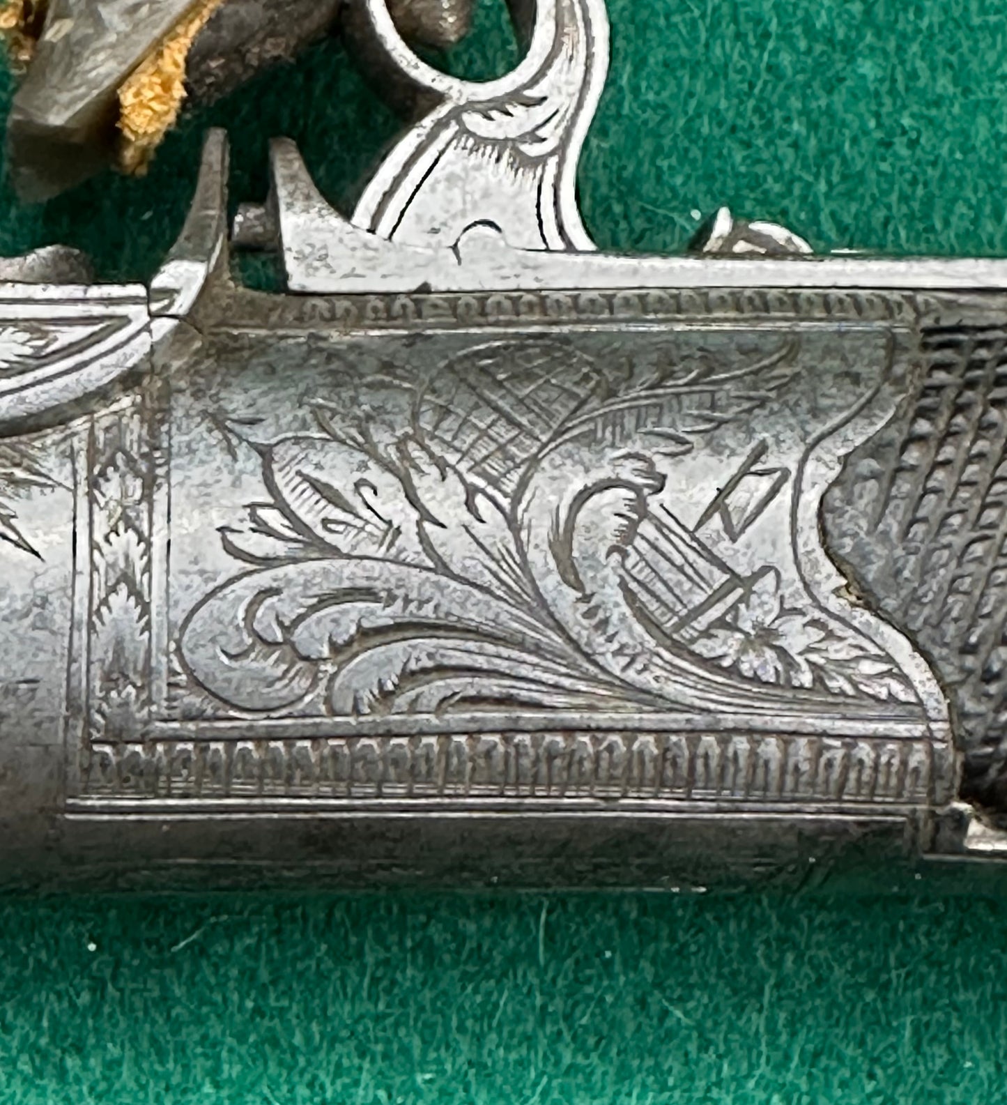 A High Quality Round Framed Flintlock Pocket Pistol By William Wood Of Worcester