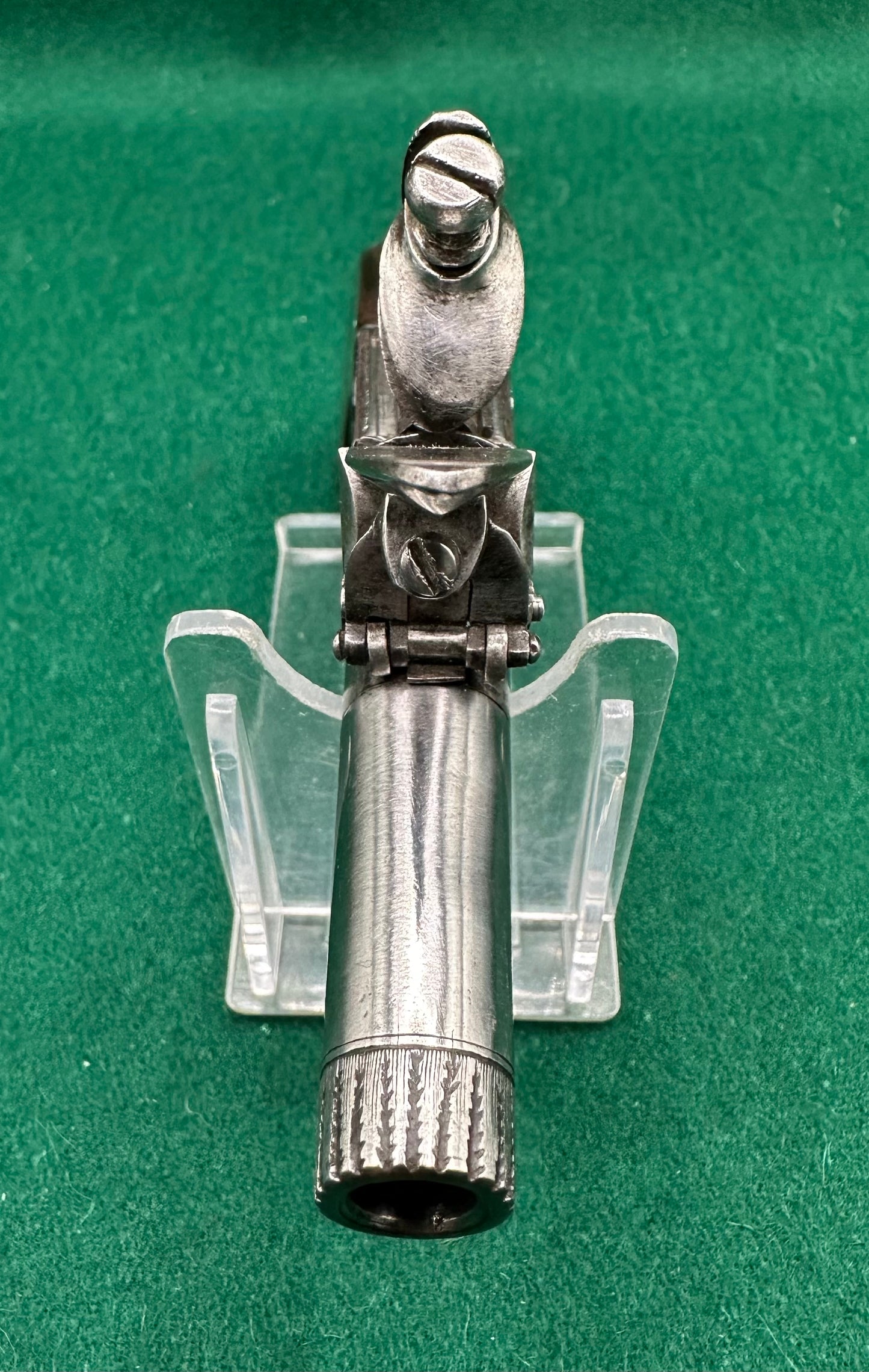 Scottish Boxlock Flintlock Muff Pistol By William McLauchlan