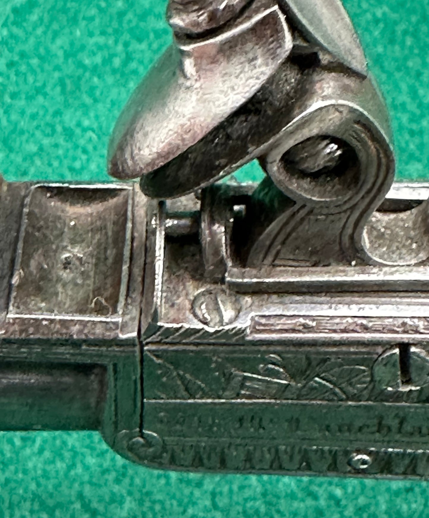 Scottish Boxlock Flintlock Muff Pistol By William McLauchlan