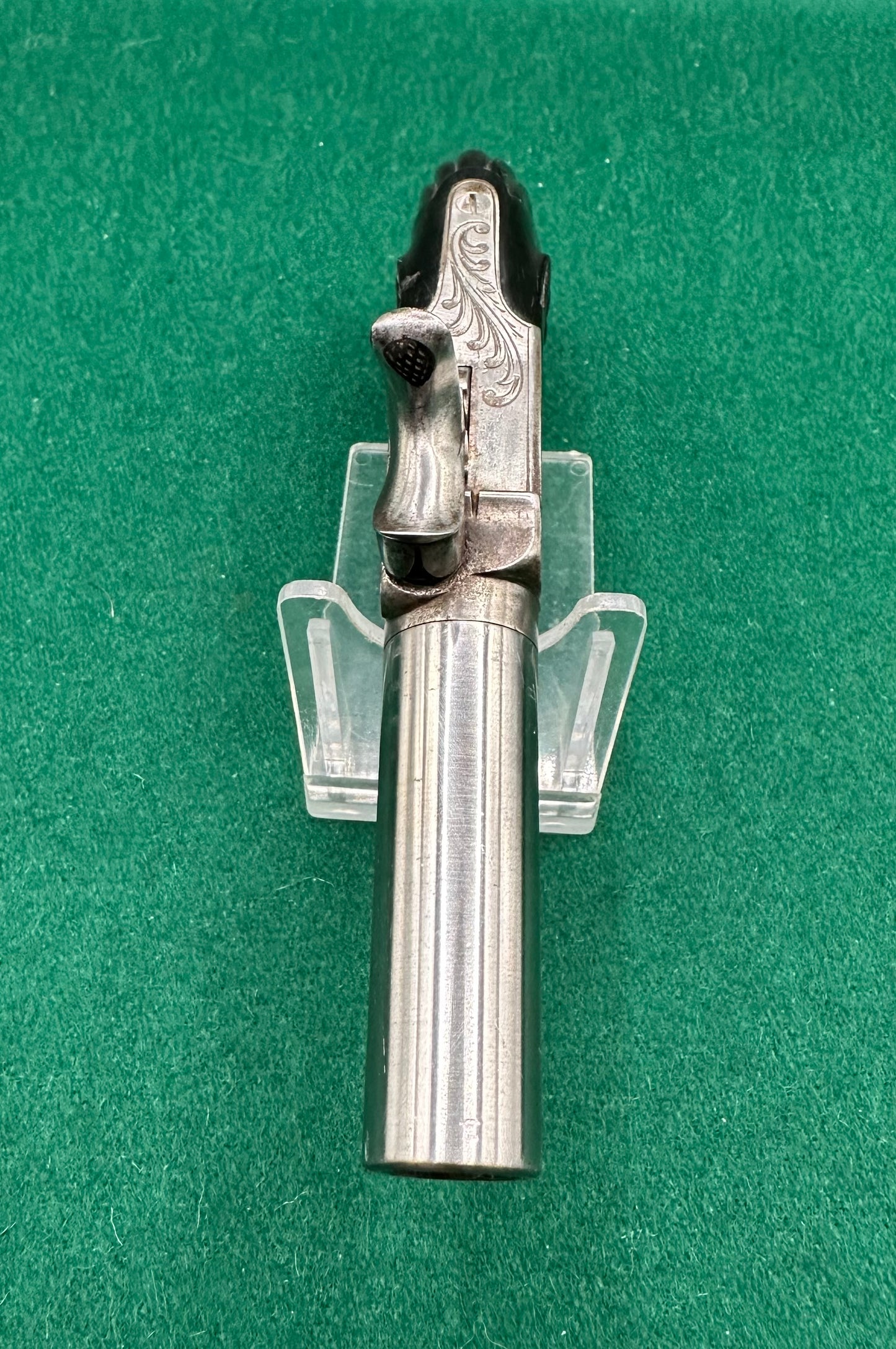 A Fine But Unsigned French or Belgian Percussion Cap Pocket Pistol
