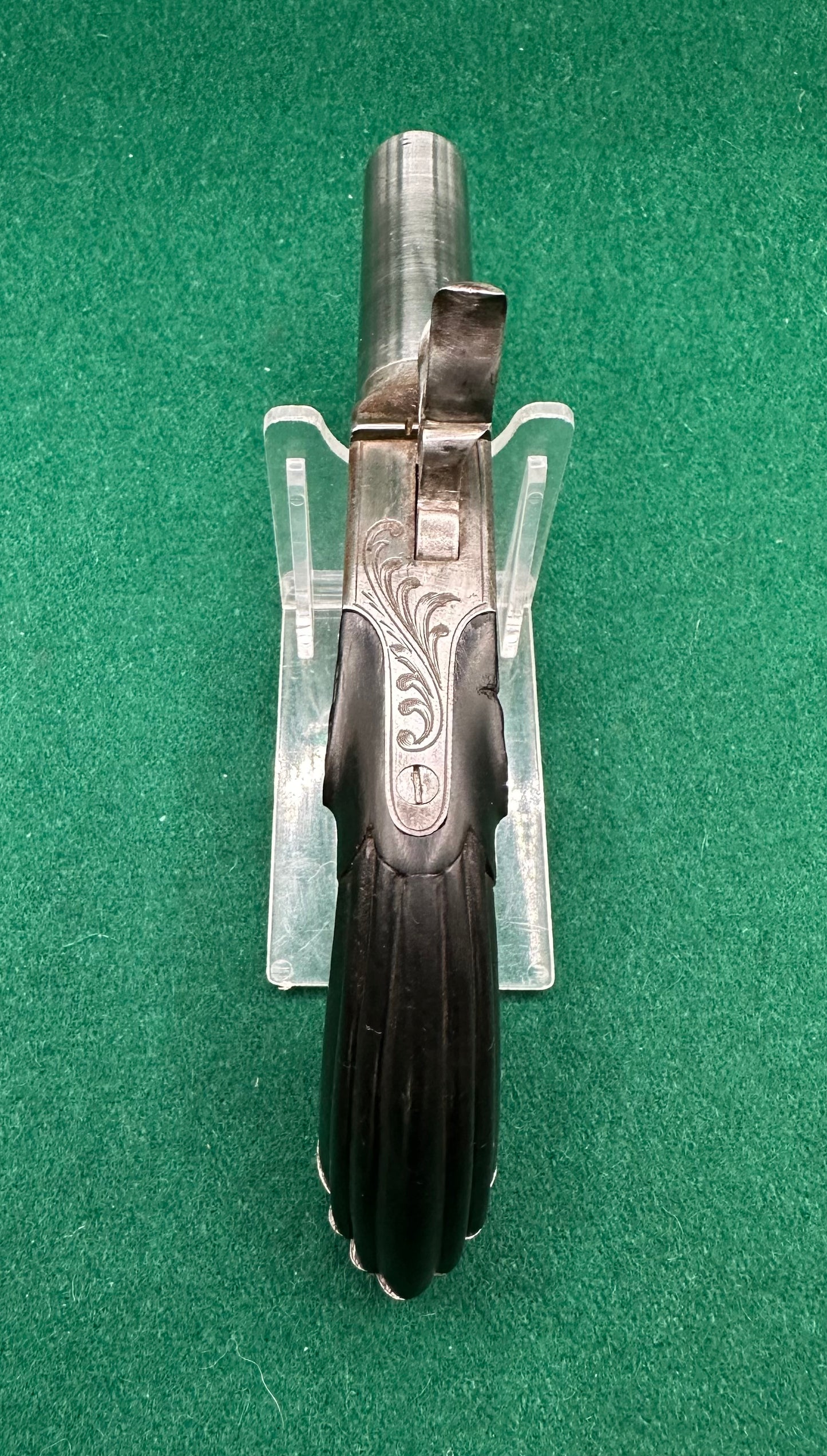 A Fine But Unsigned French or Belgian Percussion Cap Pocket Pistol