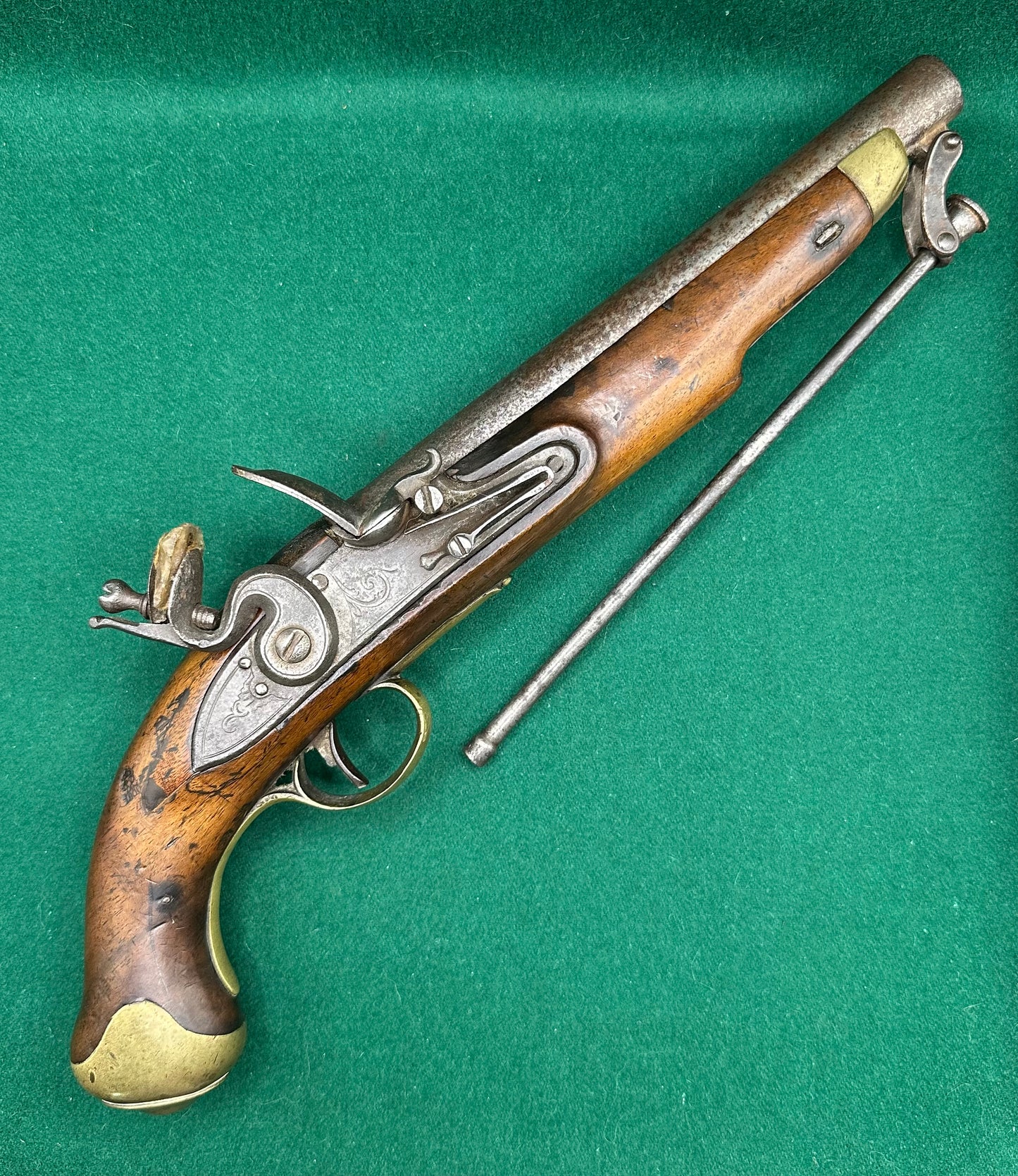 Very Early New Land Pattern Dragoon Pistol With A Contract Or Replacement Lock