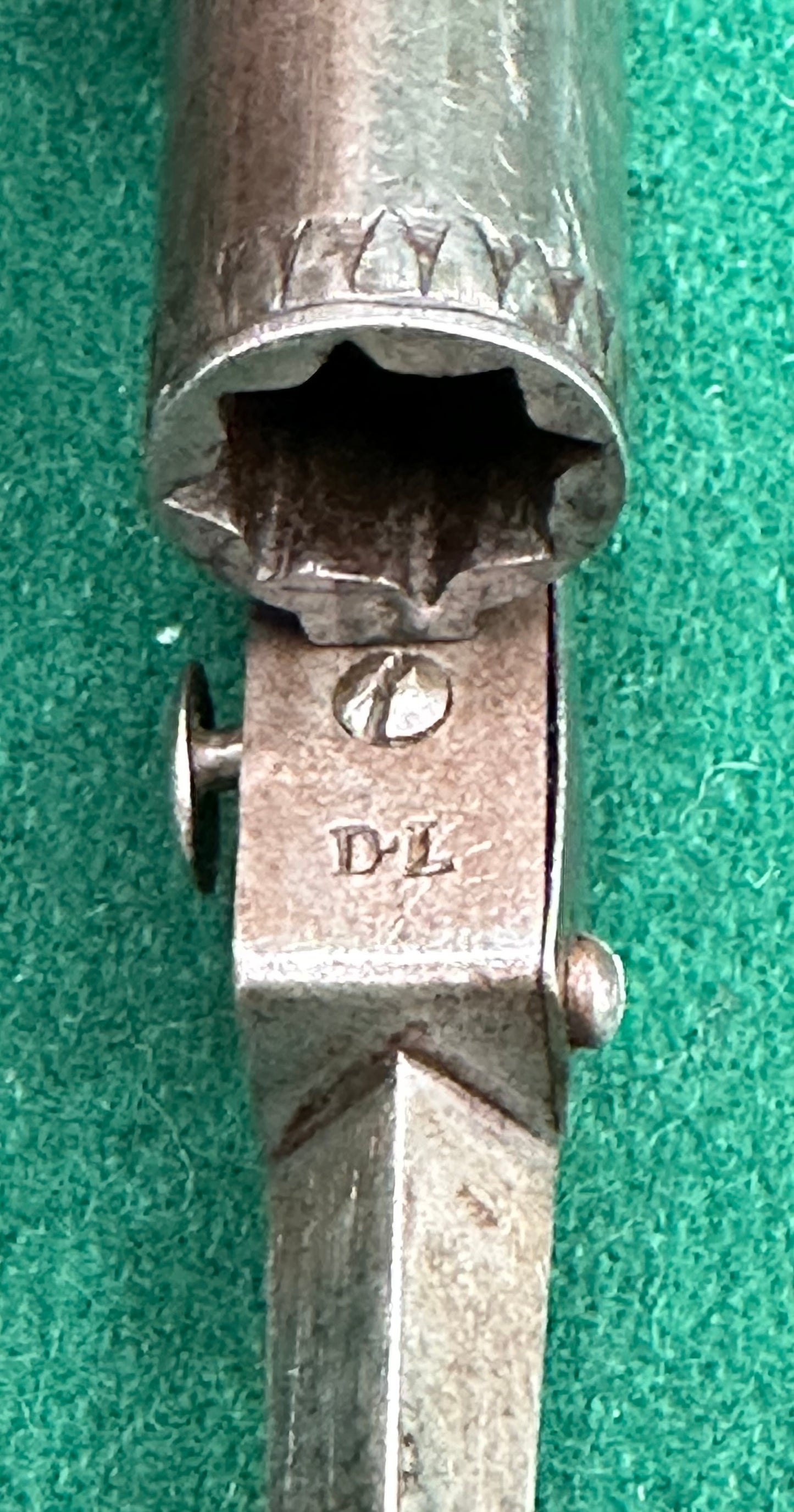 Cased Percussion Cap Boxlock Pocket Pistol With Spring Bayonet By J Dunn