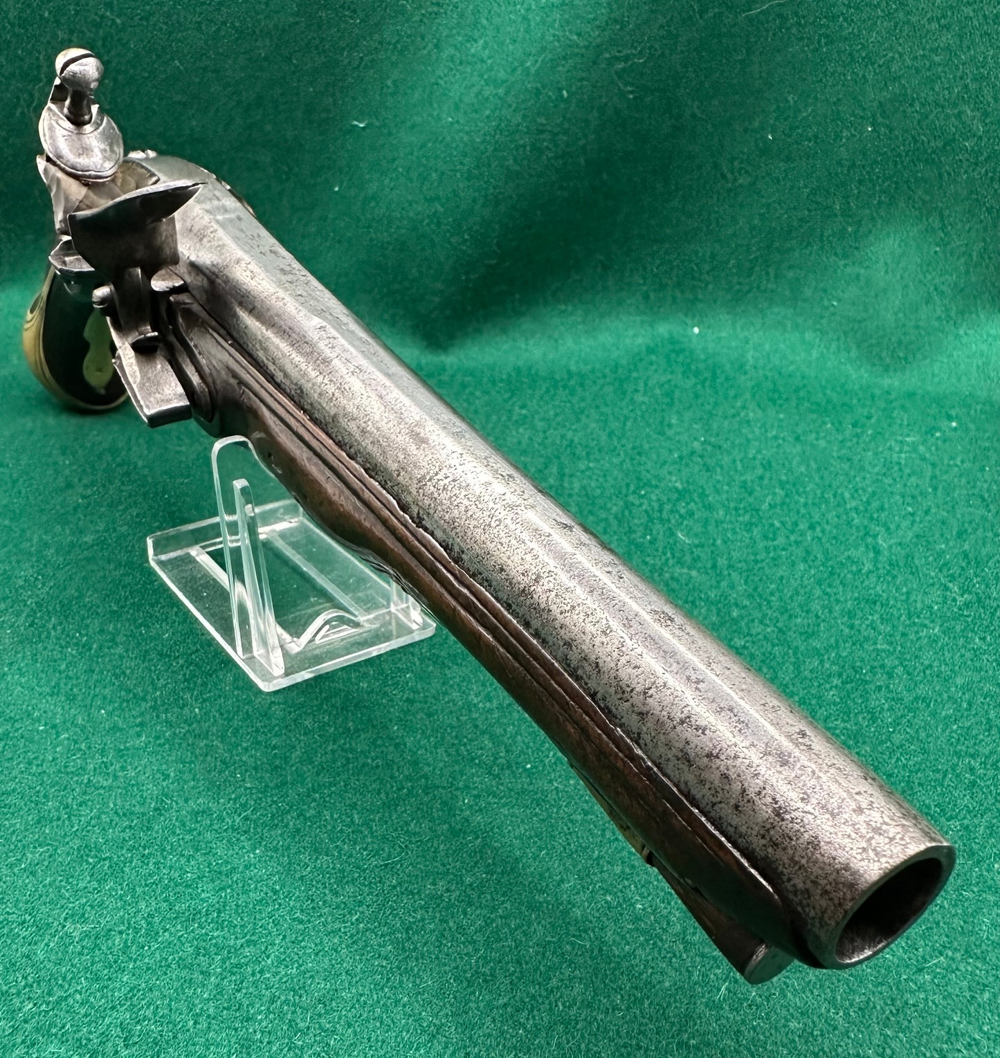 A Lovely French Flintlock Holster Pistol Signed Peborde A Paris