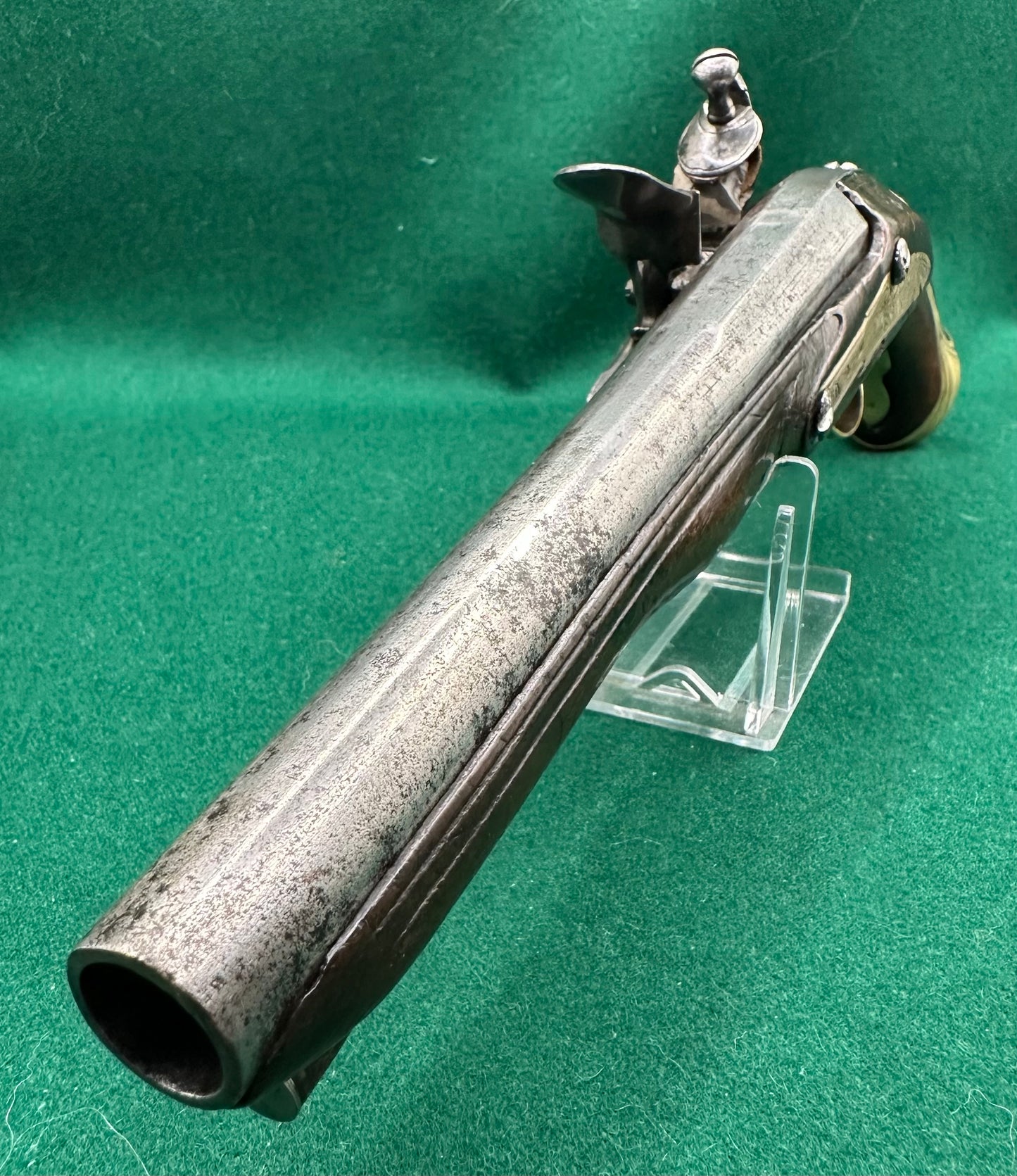 A Lovely French Flintlock Holster Pistol Signed Peborde A Paris