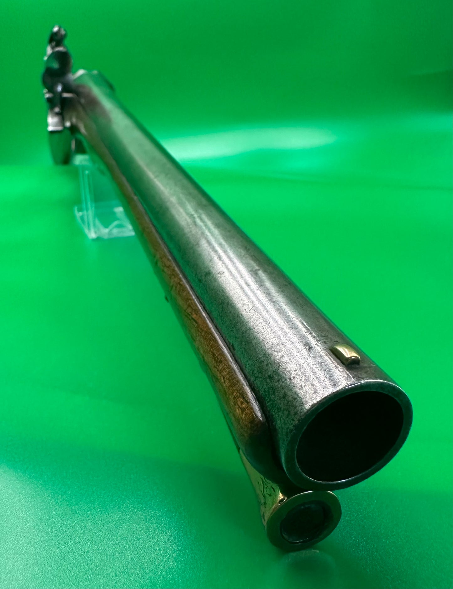 A Very Short Barrelled Steel And Walnut Flintlock Carbine Or Coach Gun