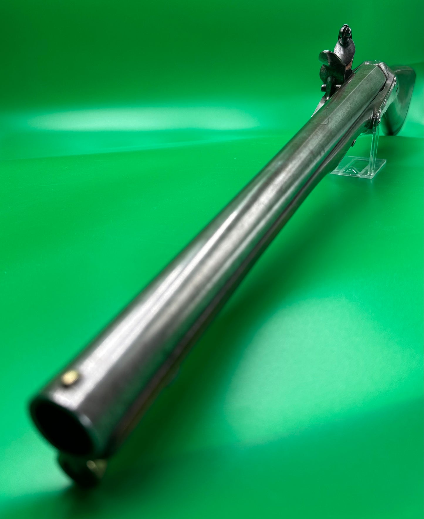 A Very Short Barrelled Steel And Walnut Flintlock Carbine Or Coach Gun