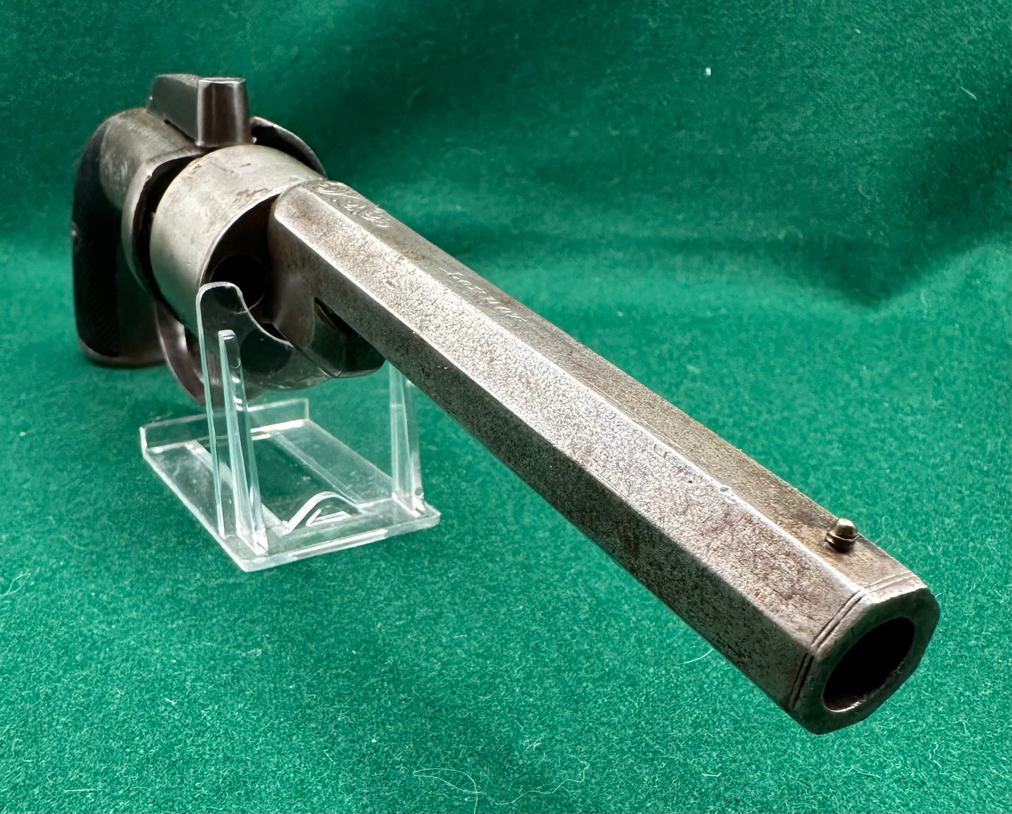 A Large 5 Shot Percussion Cap Transitional Revolver