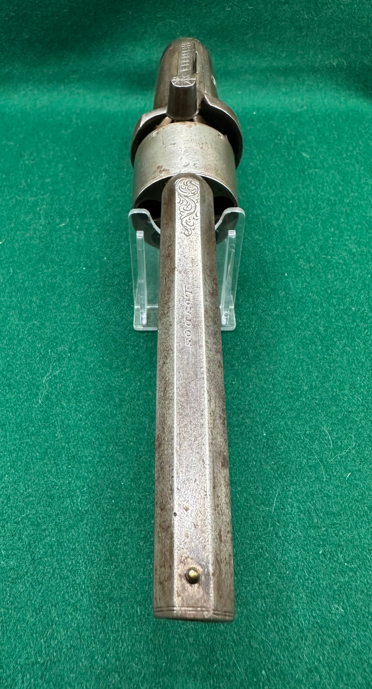A Large 5 Shot Percussion Cap Transitional Revolver