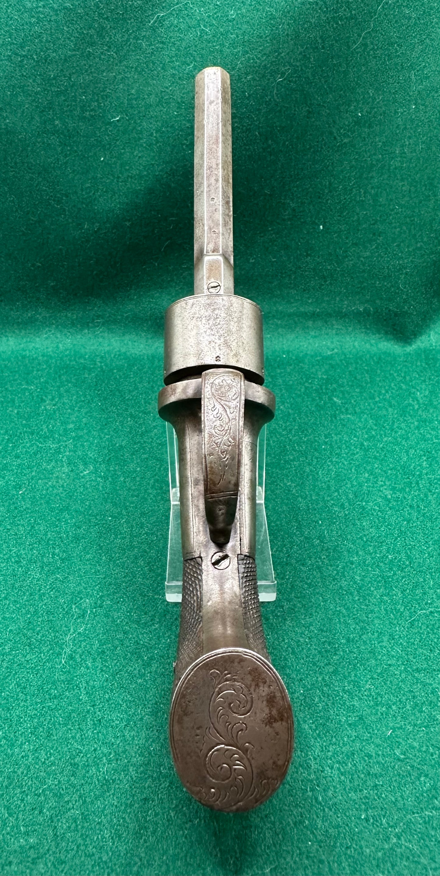 A Large 5 Shot Percussion Cap Transitional Revolver