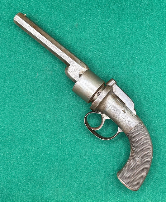A Large 5 Shot Percussion Cap Transitional Revolver
