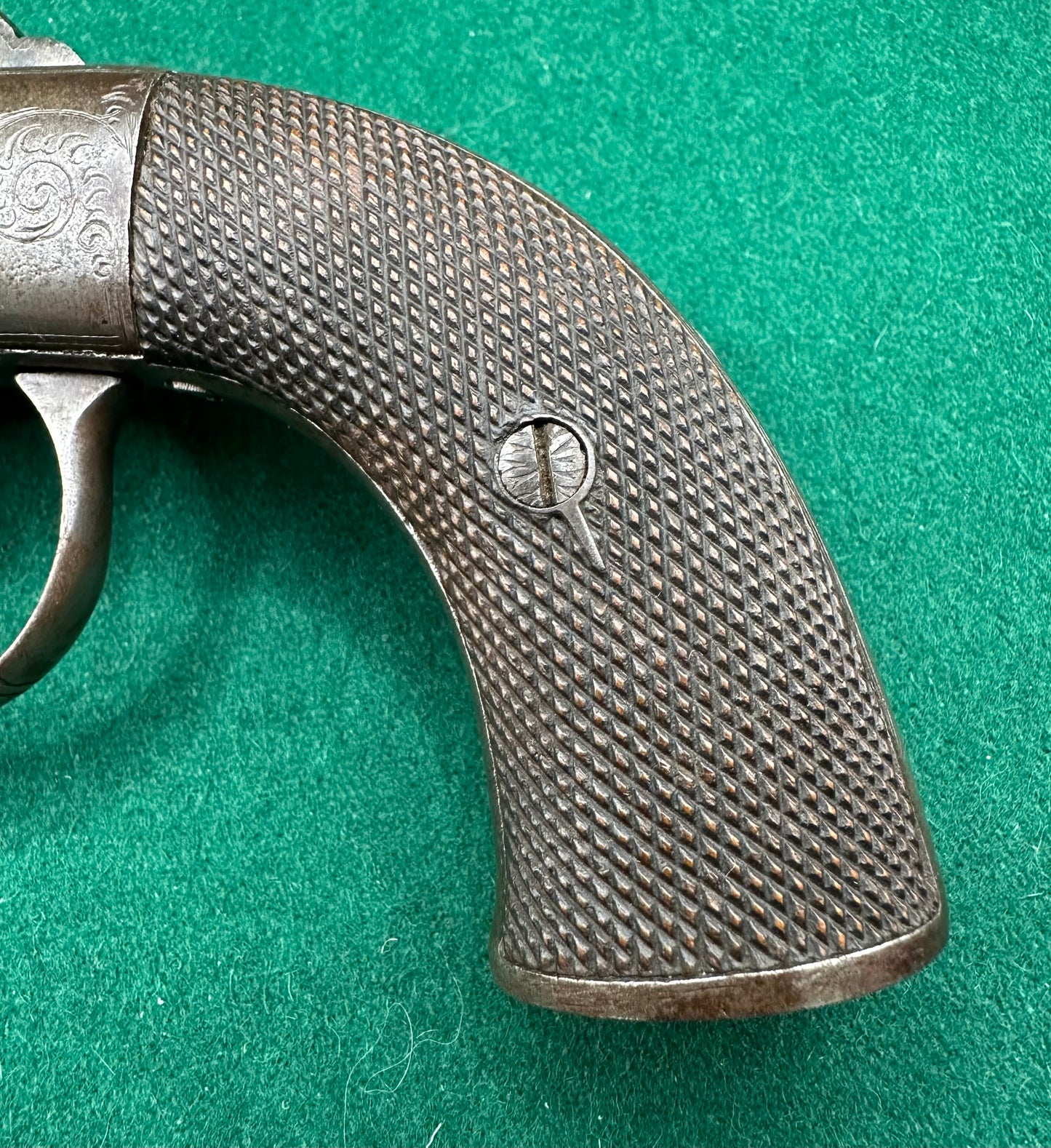 A Large 5 Shot Percussion Cap Transitional Revolver
