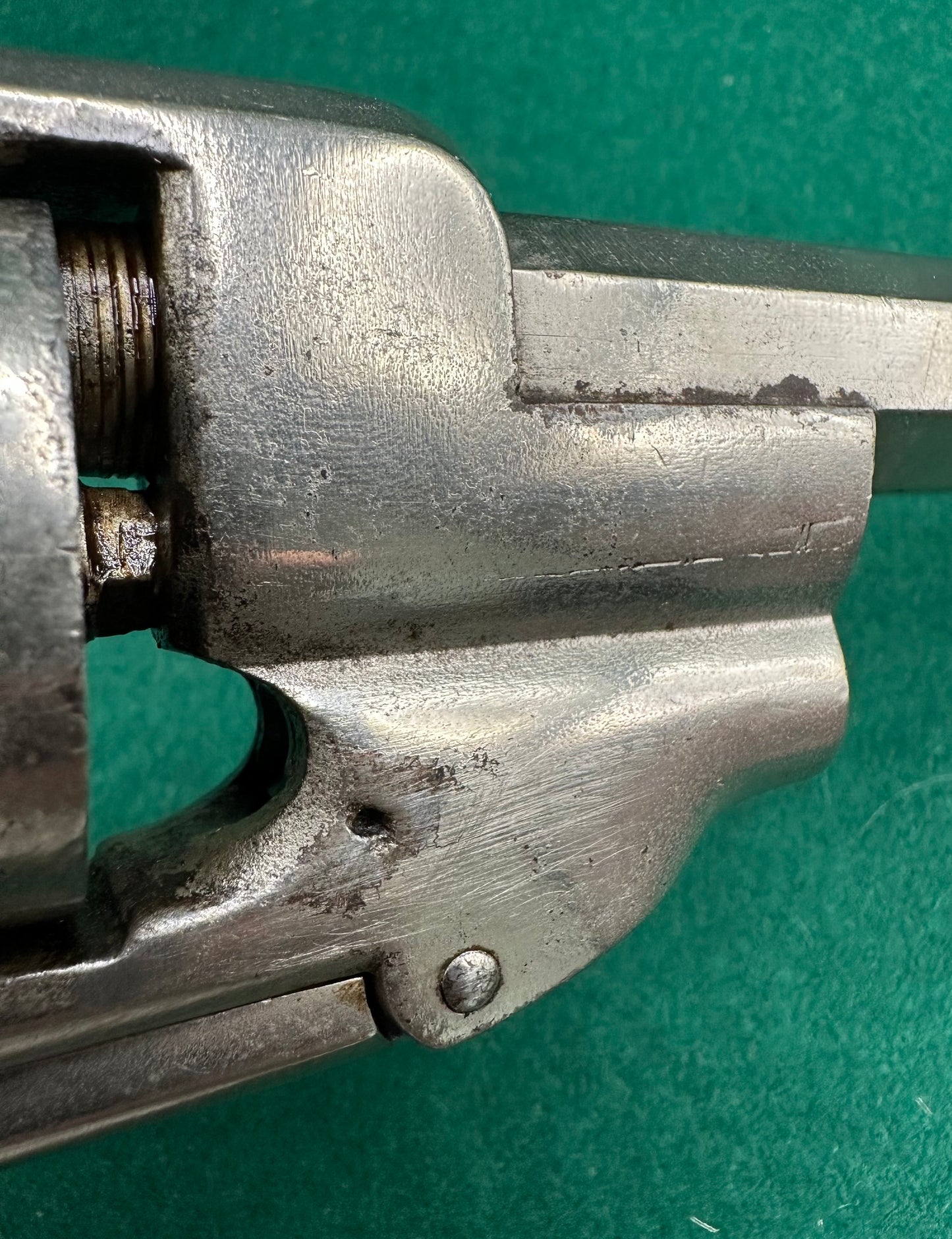 Rare Allen & Wheelock Side Hammer Navy Pistol