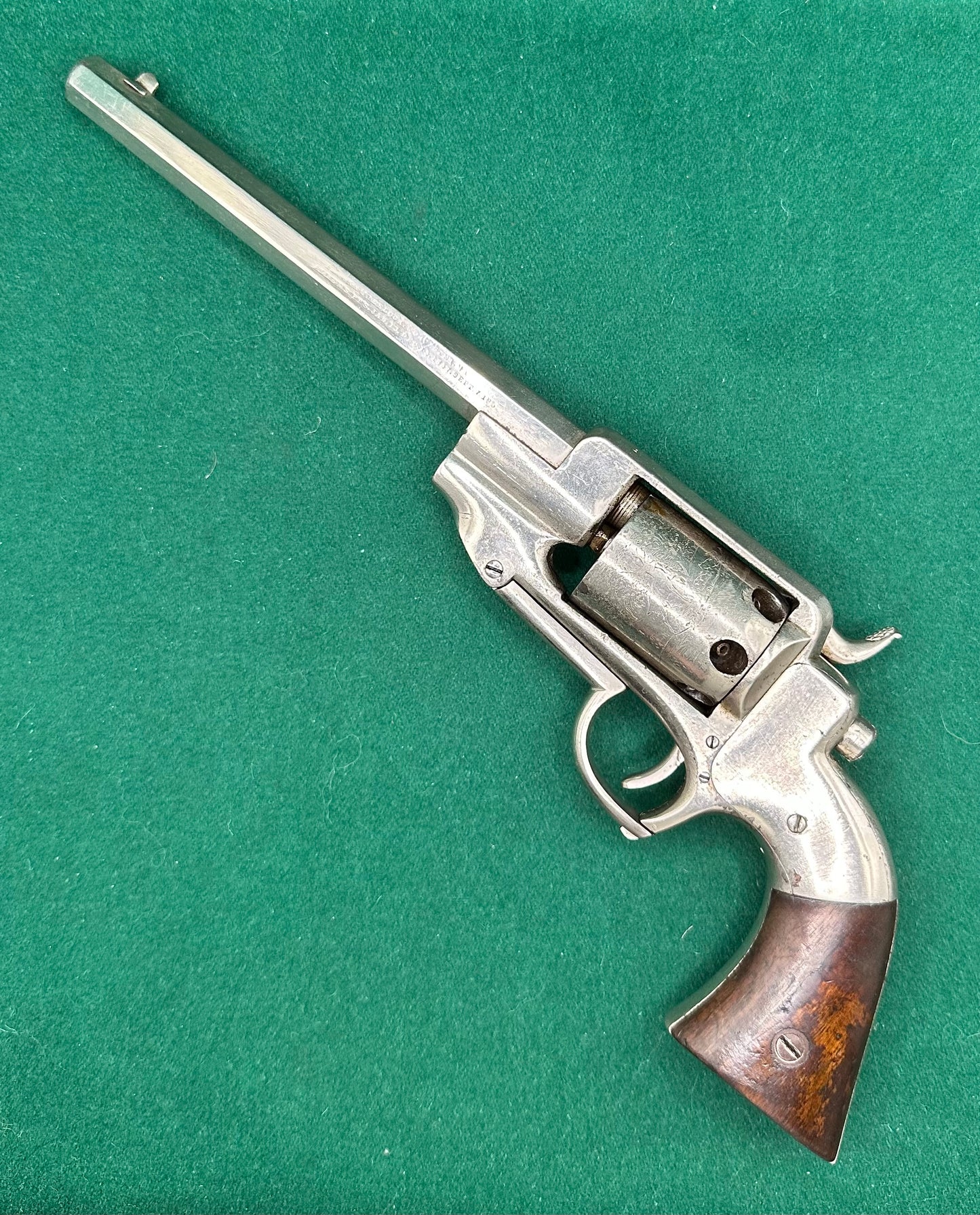 Rare Allen & Wheelock Side Hammer Navy Pistol