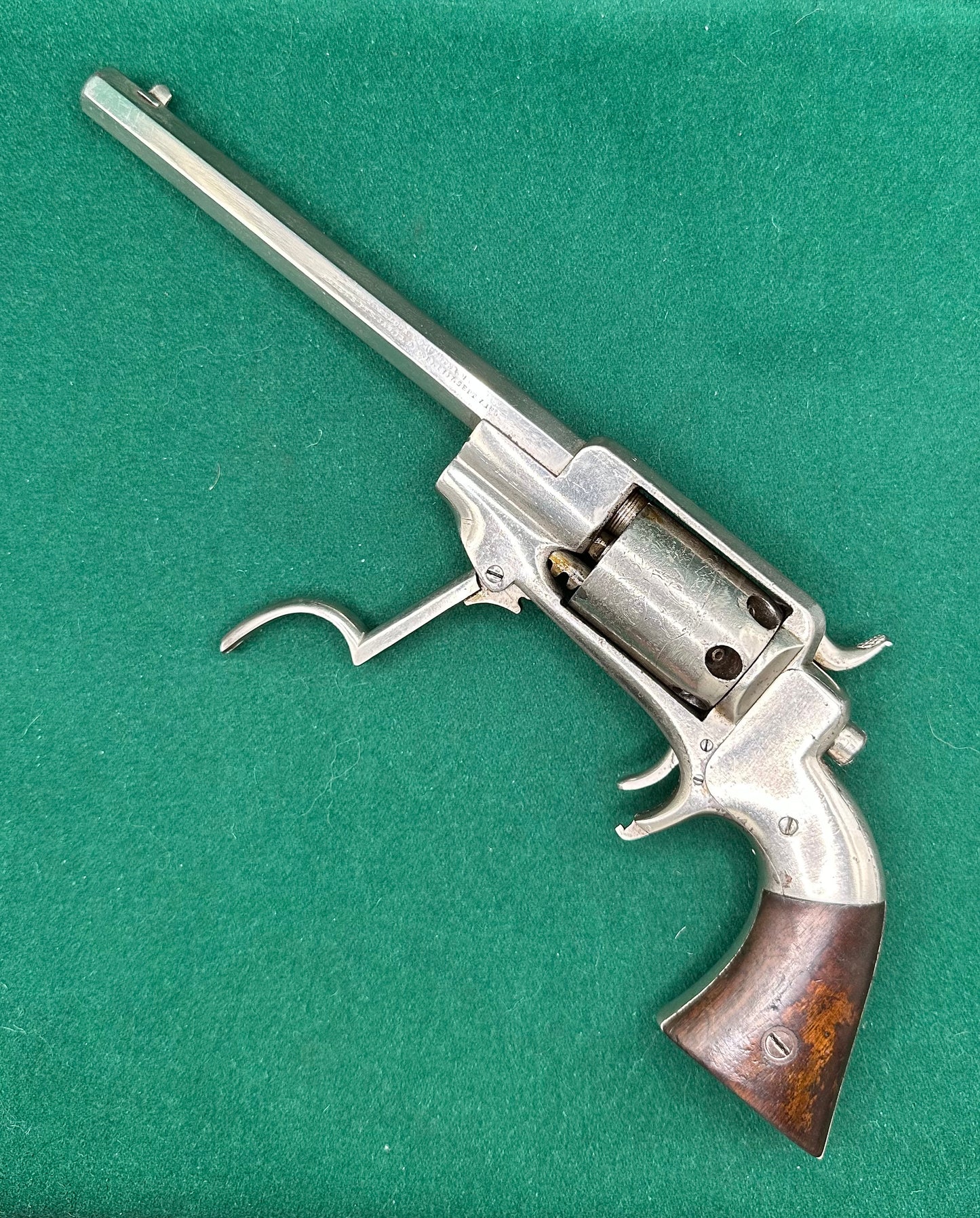 Rare Allen & Wheelock Side Hammer Navy Pistol