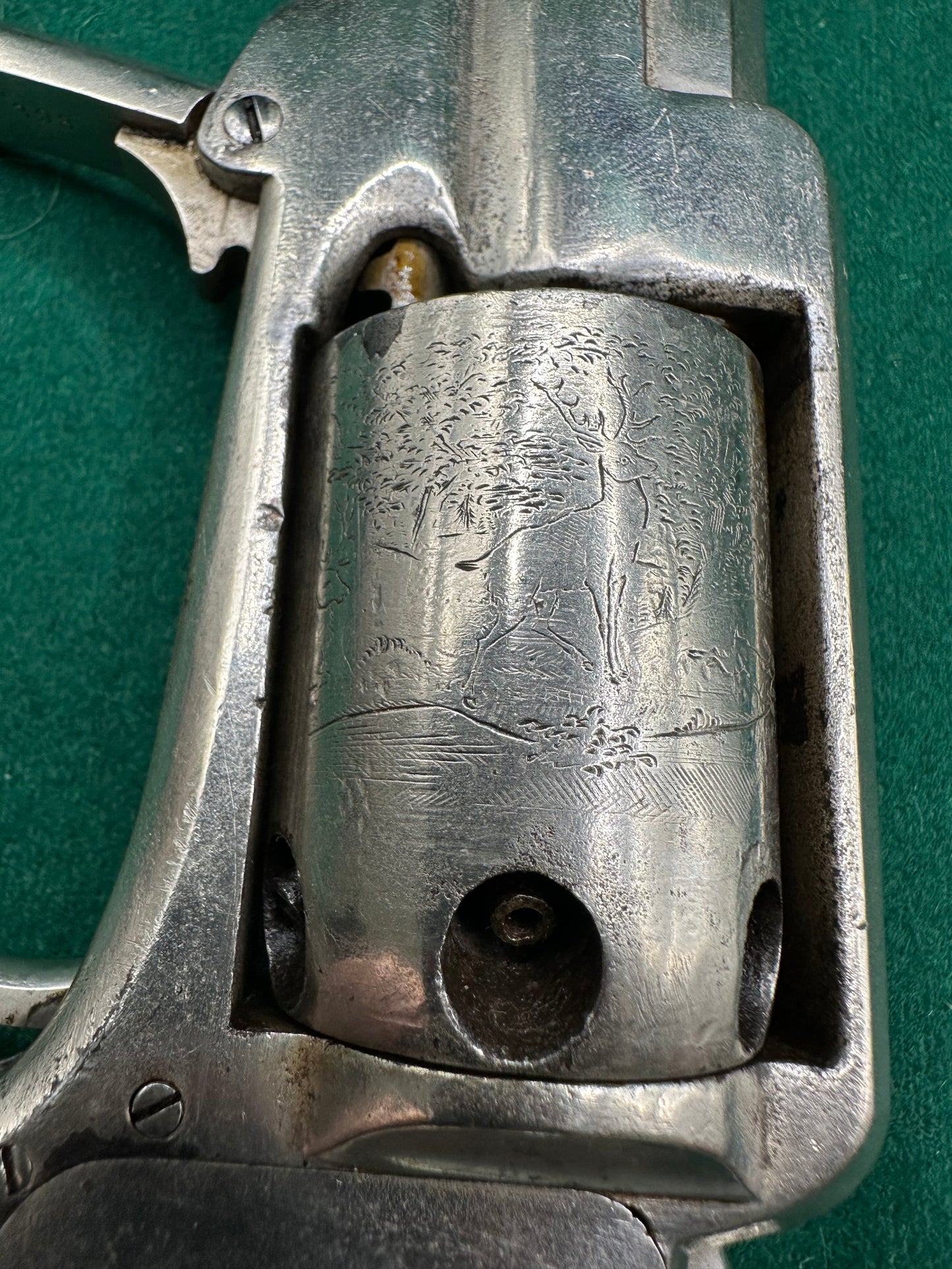 Rare Allen & Wheelock Side Hammer Navy Pistol