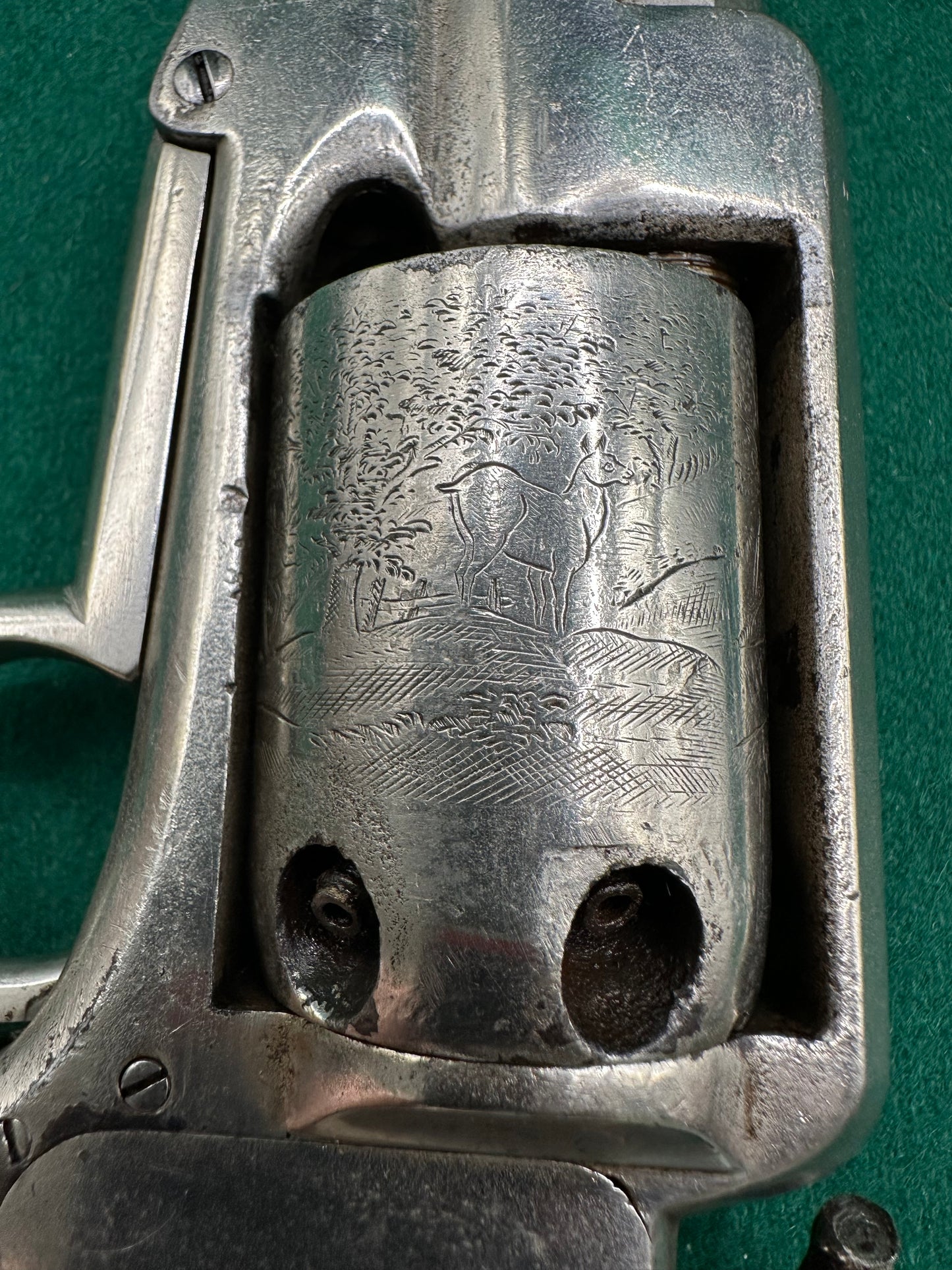 Rare Allen & Wheelock Side Hammer Navy Pistol