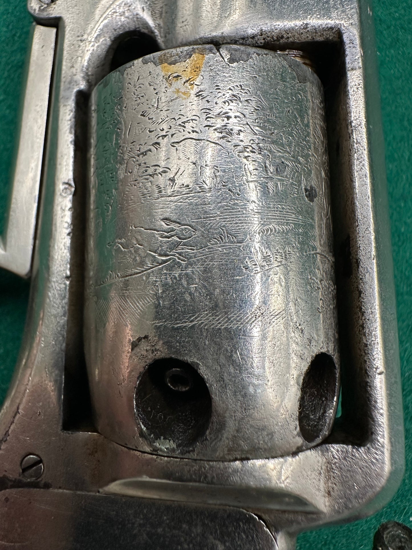Rare Allen & Wheelock Side Hammer Navy Pistol