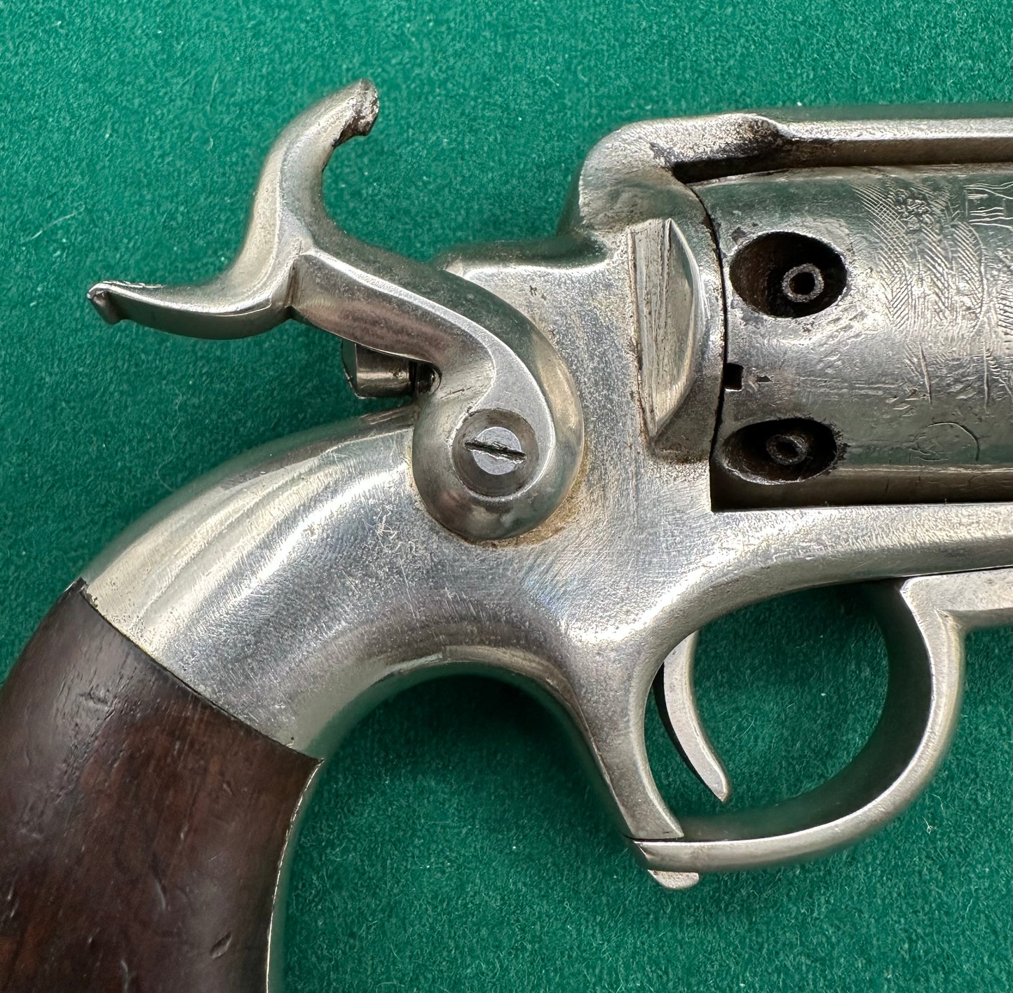 Rare Allen & Wheelock Side Hammer Navy Pistol