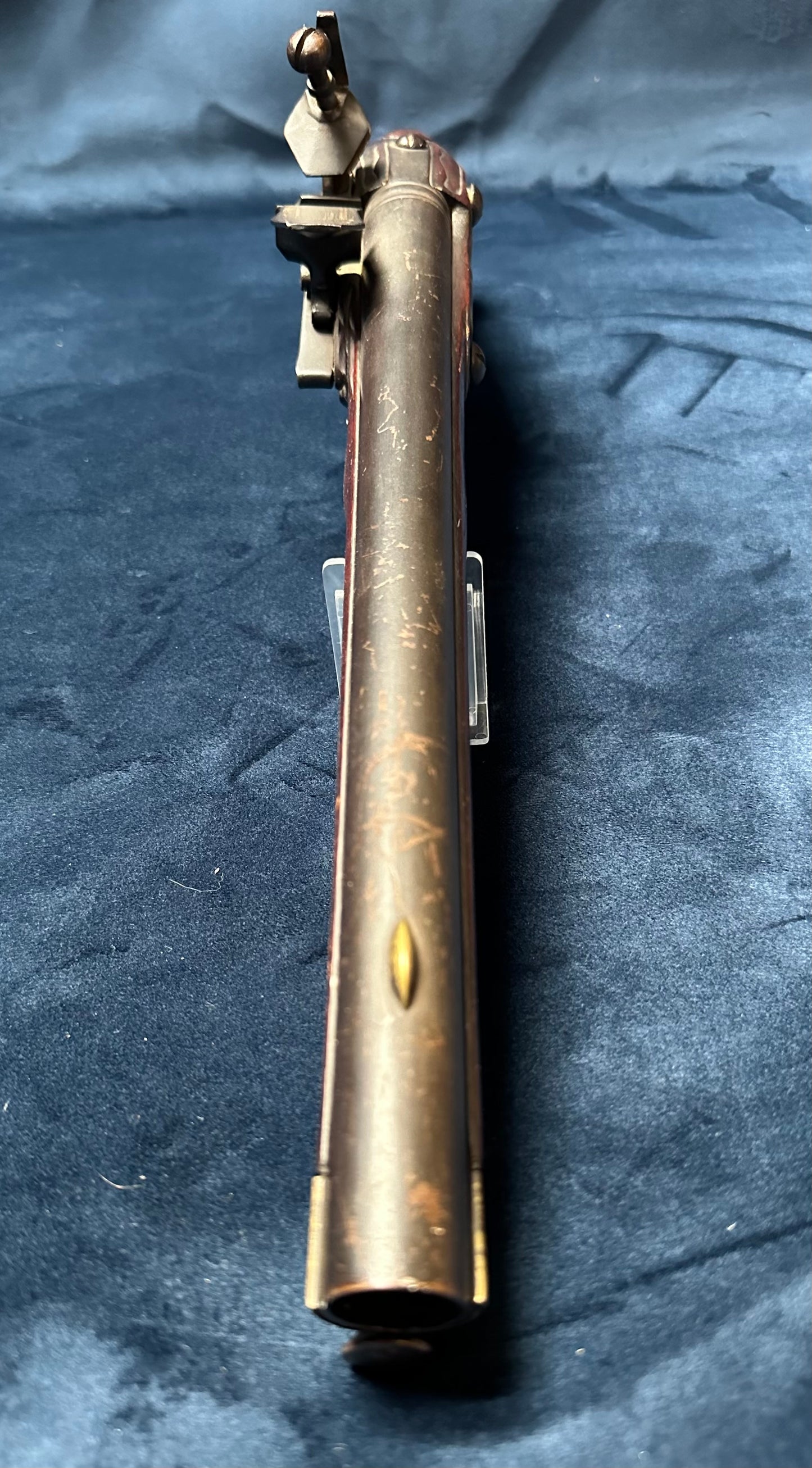 Very Large Flintlock Holster Pistol Signed "Claude Niquet a Liege"