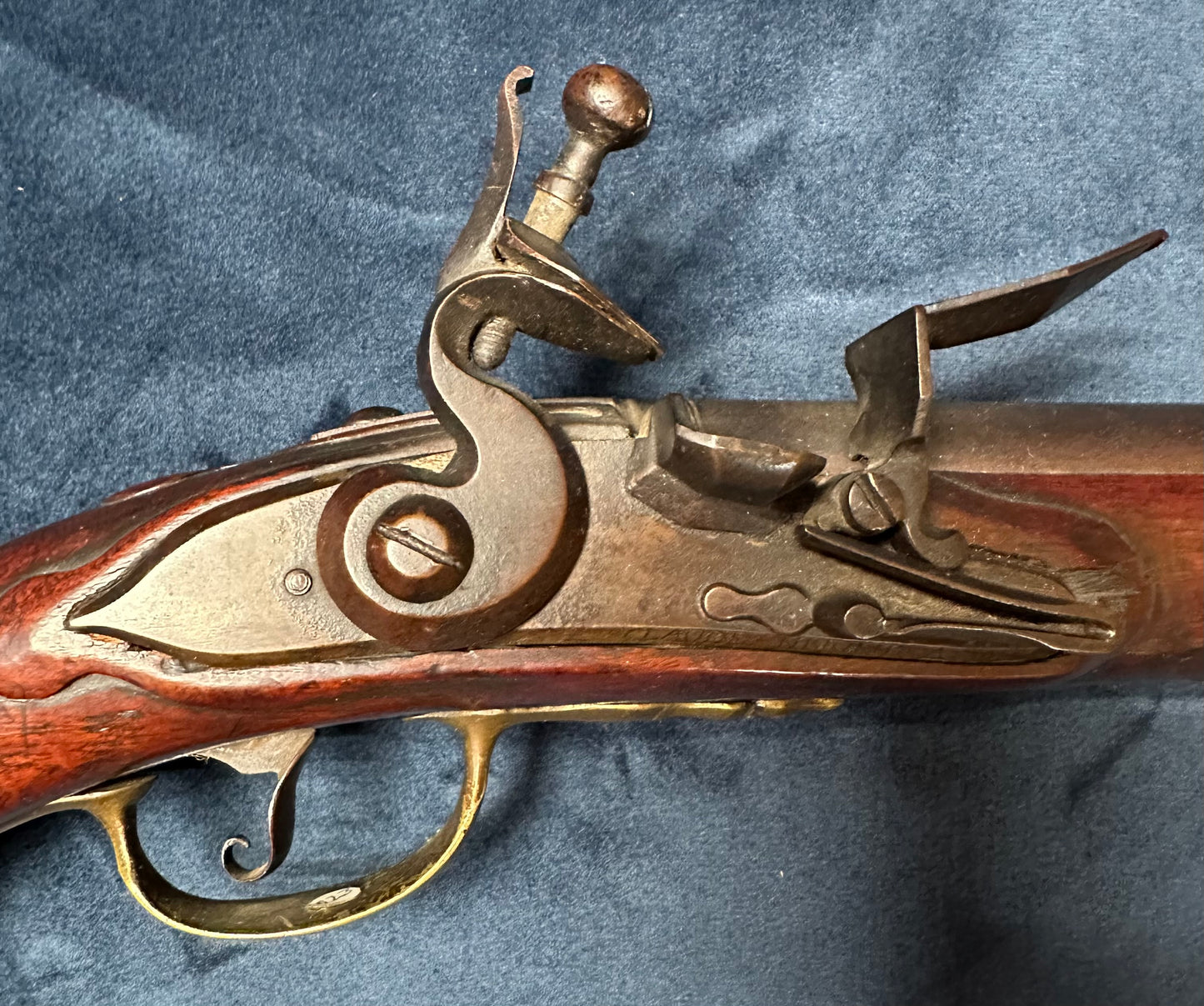 Very Large Flintlock Holster Pistol Signed "Claude Niquet a Liege"