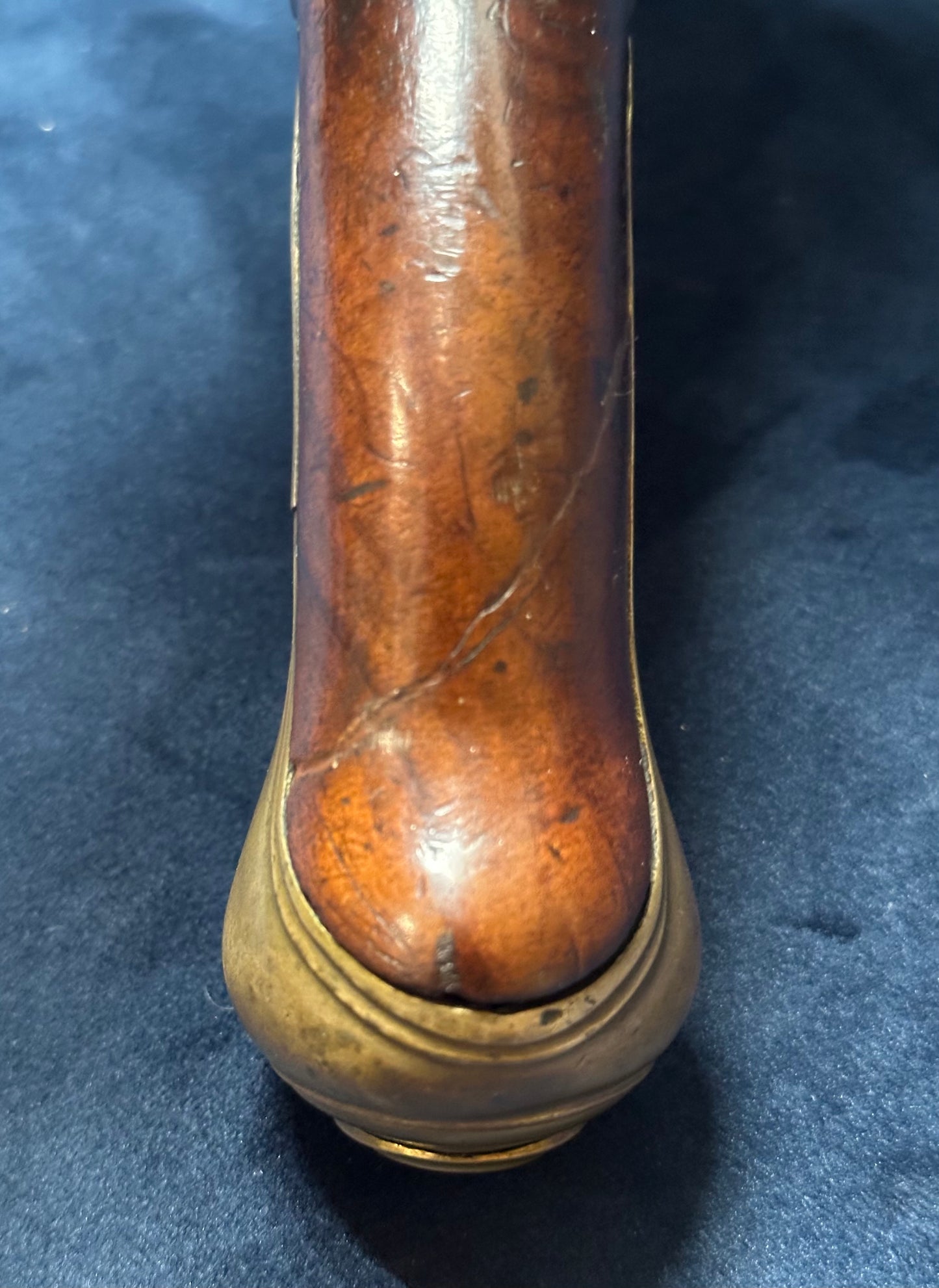 Full Stocked Flintlock Holster Pistol Signed Lazaro Lazarino