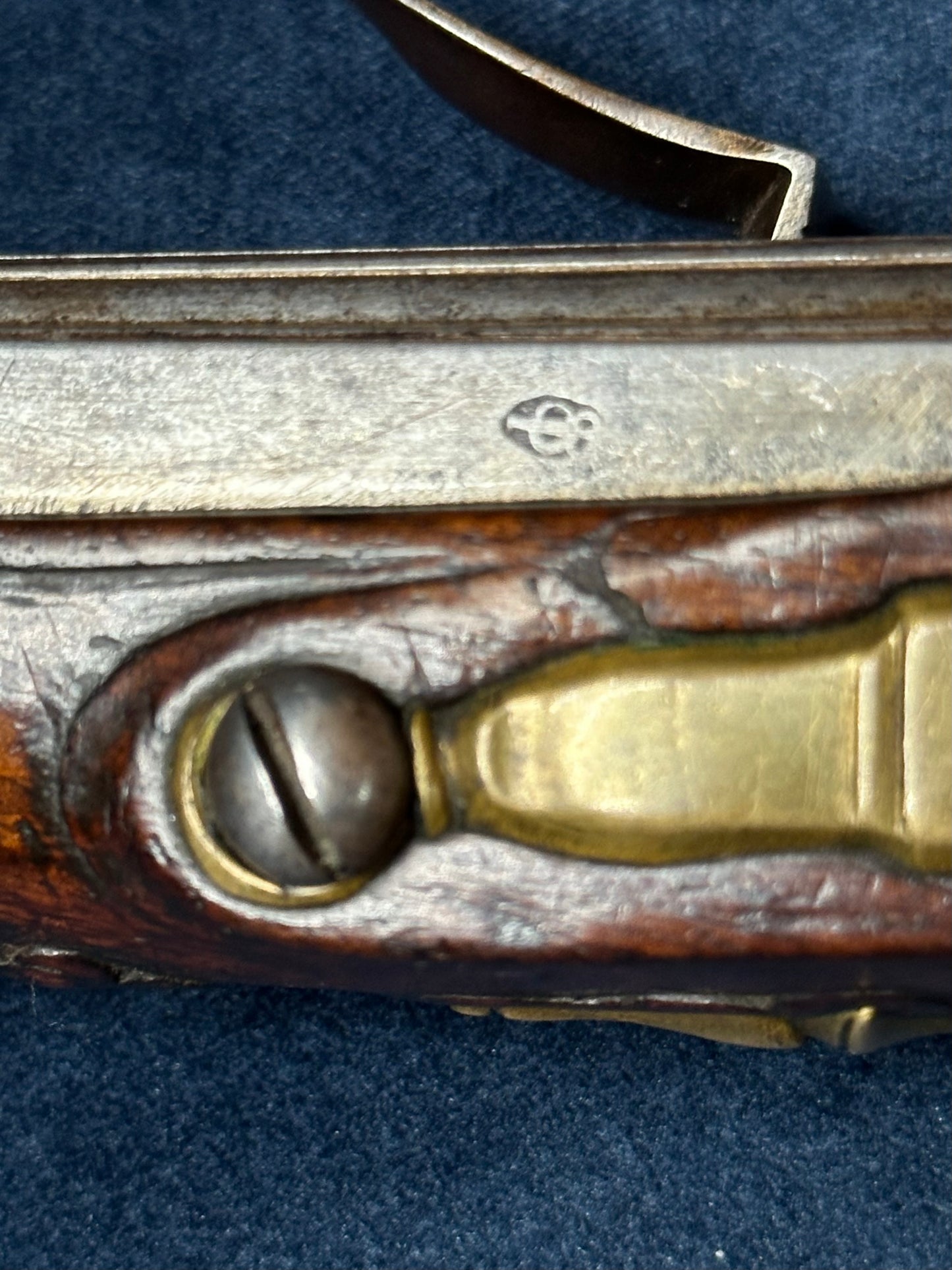 Full Stocked Flintlock Holster Pistol Signed Lazaro Lazarino