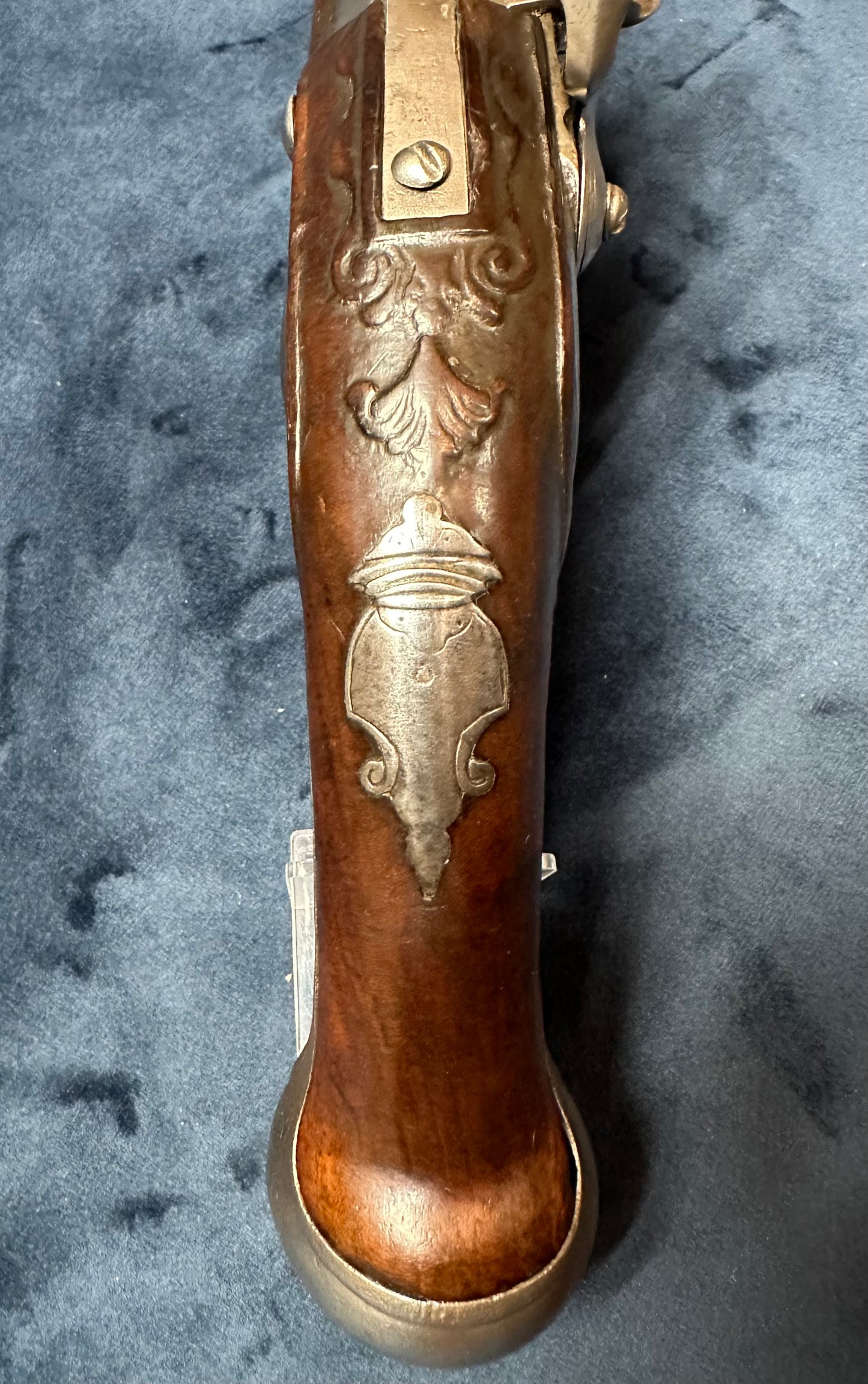 Handsome Long Barrelled Full Stocked Flintlock Holster Pistol